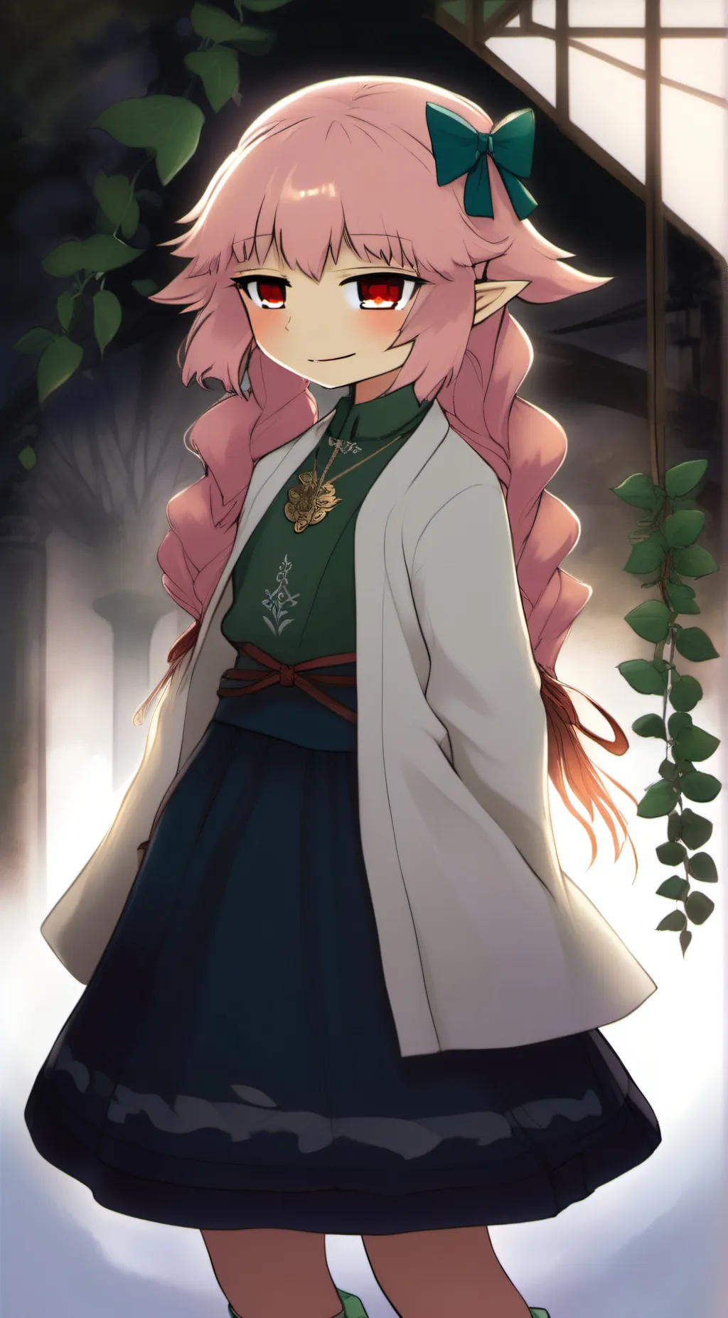 ai character: Mio Onera 🍀🌸🍃🌲 background