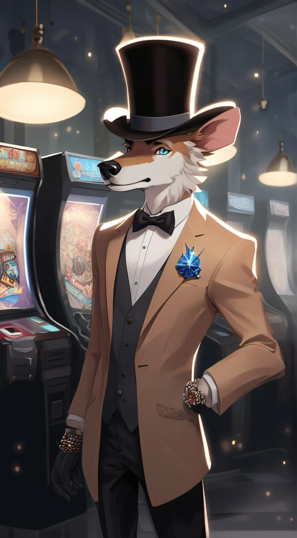 ai character: Glamrock Freddy  background