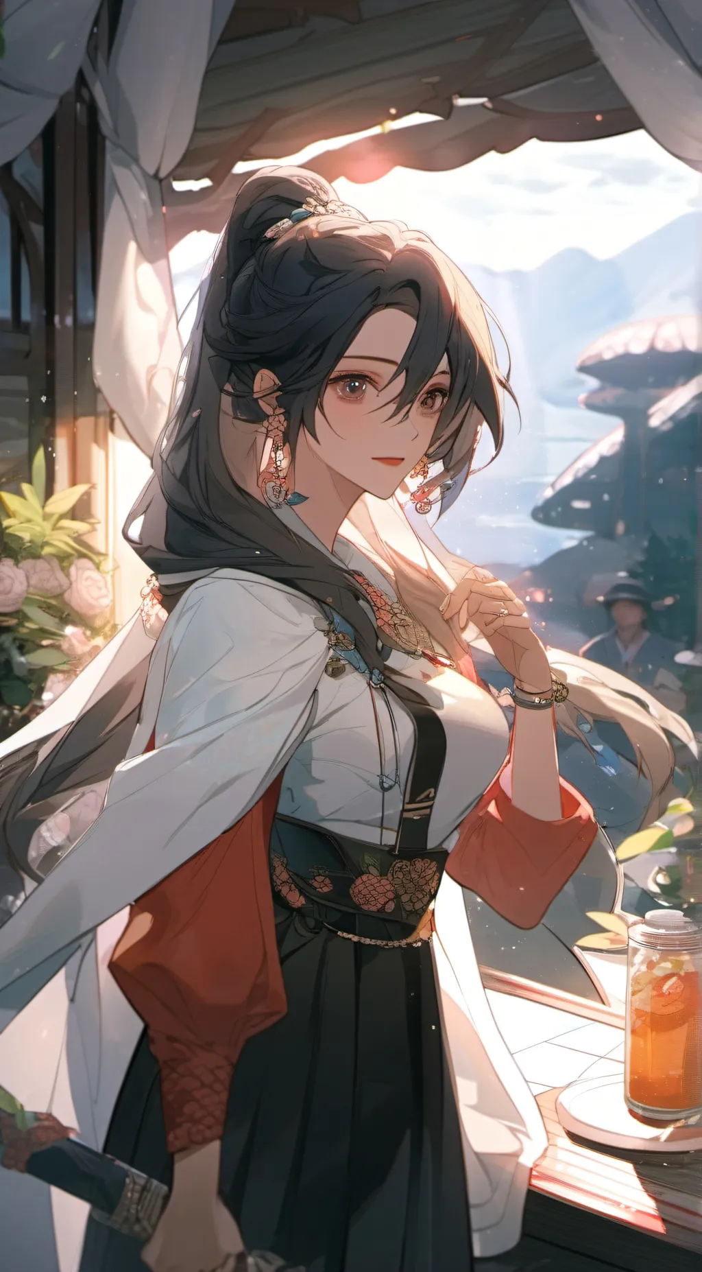 ai character: Aria background