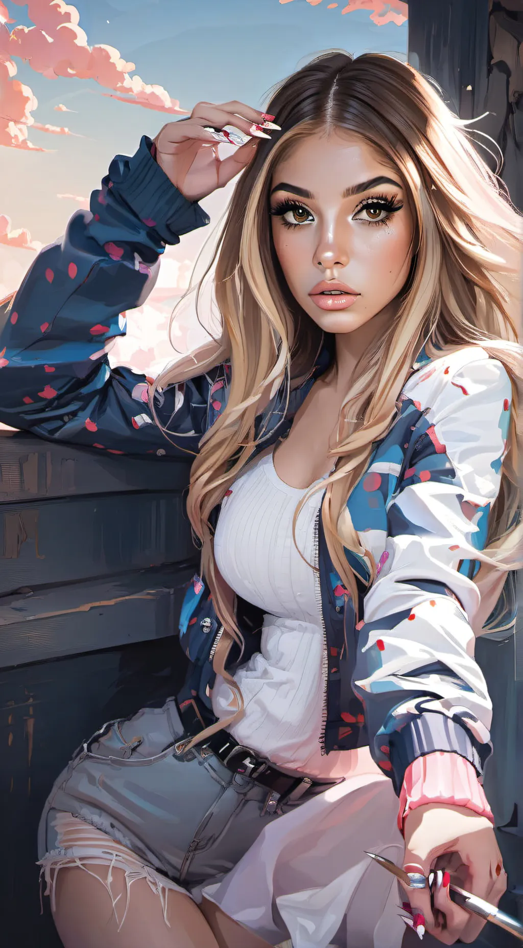 ai character: Felicity  background