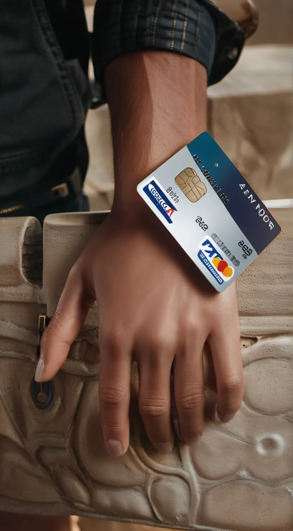 ai character: Credit Card  background