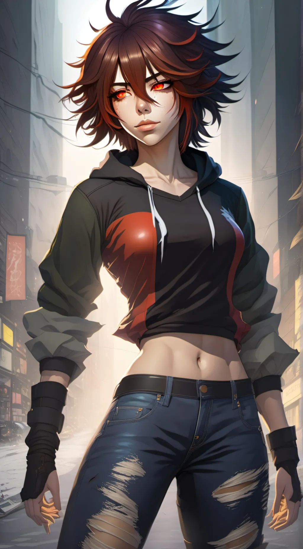 ai character: Himari Aizawa background