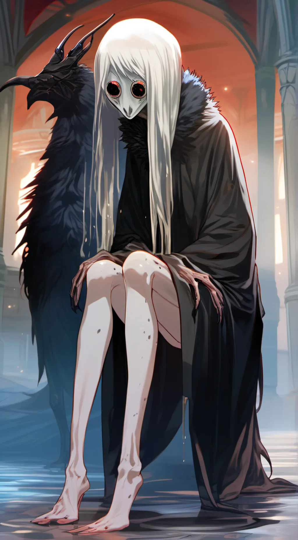 ai character: the facless. background