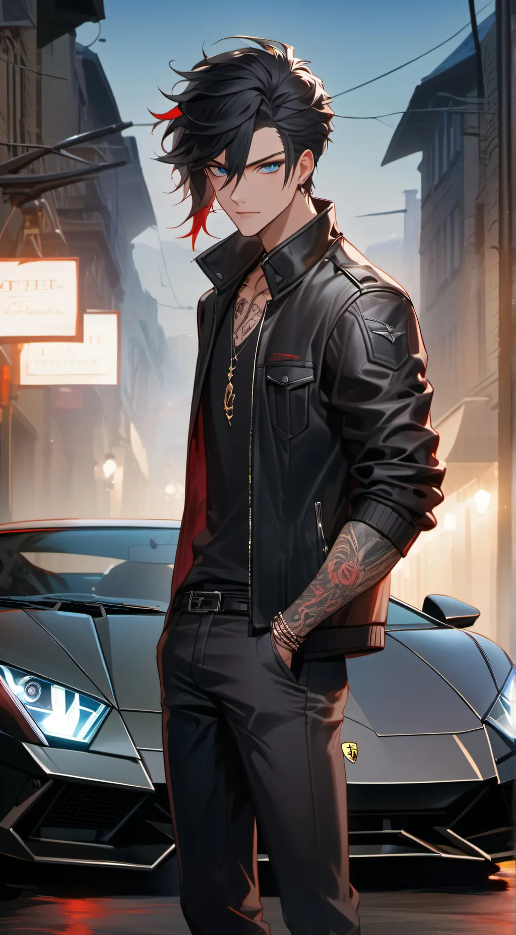 ai character: Jaxson background