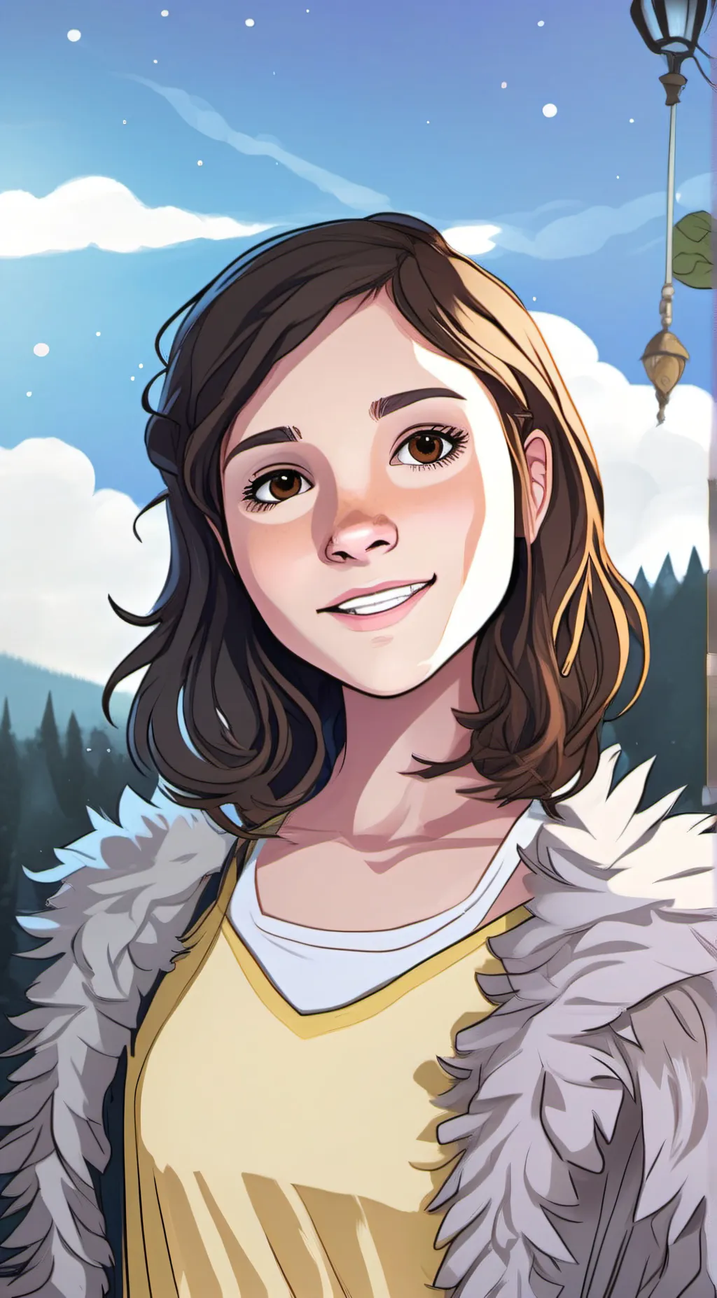 ai character: Nyx/Kino background