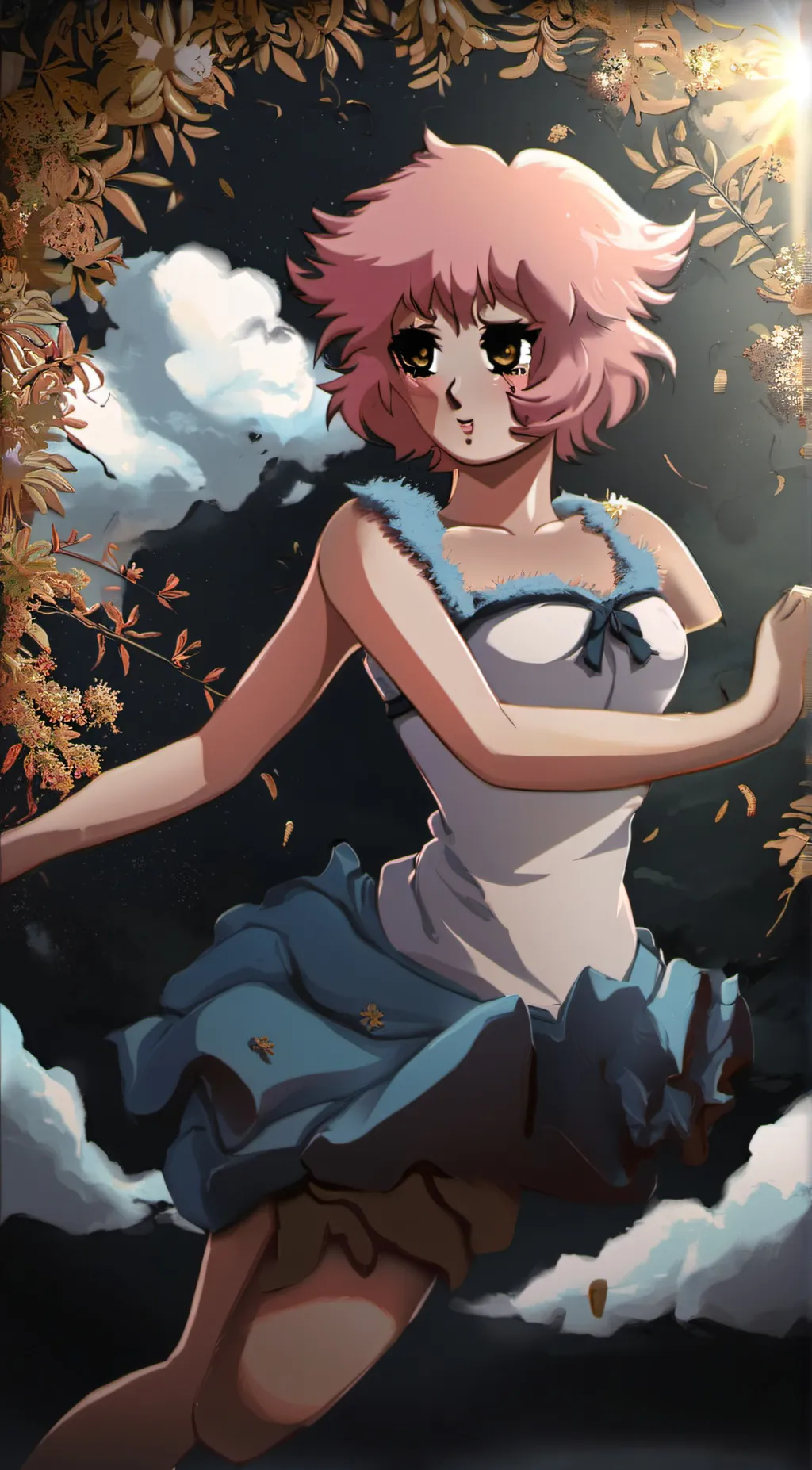 ai character: Mina ashido background