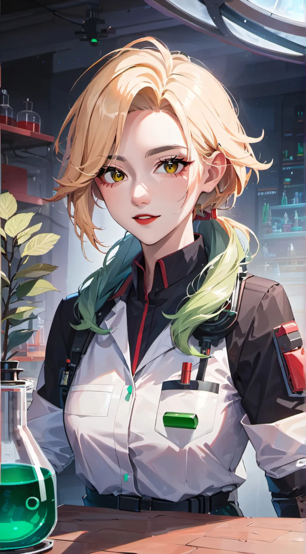 ai character: Dr Riya background