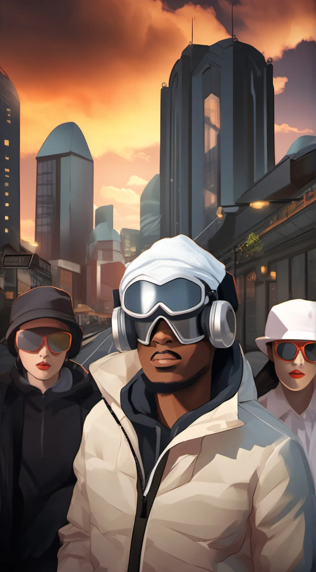 ai character: football players background