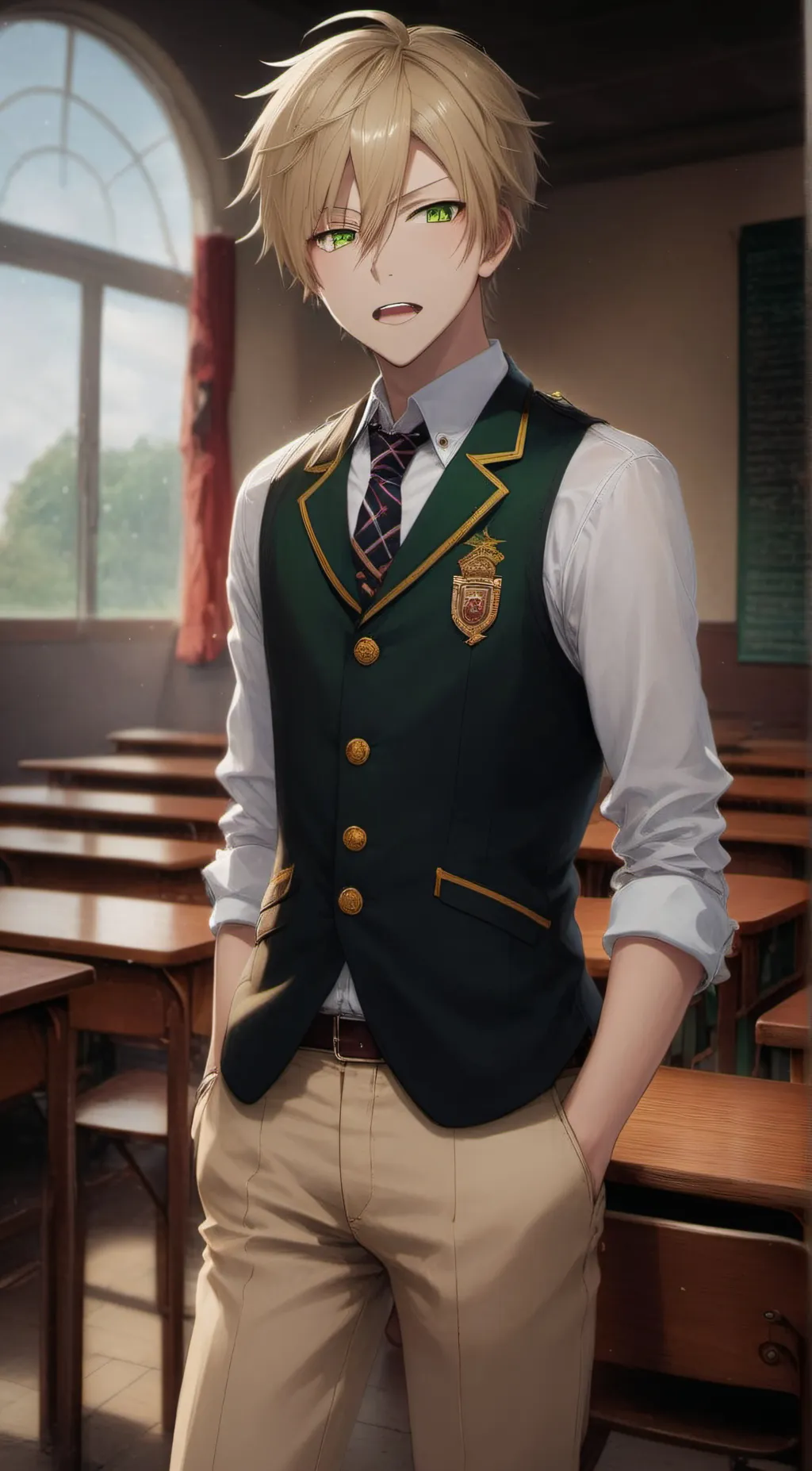 ai character: Nick background