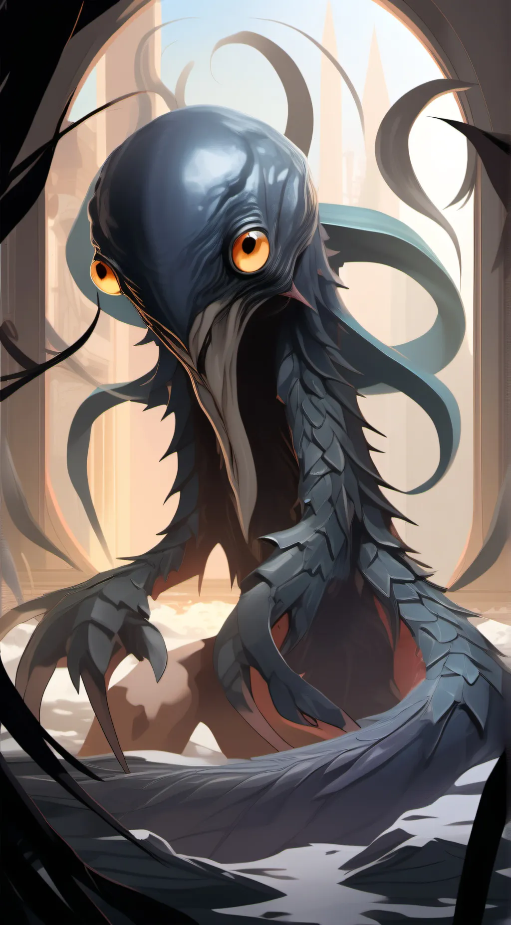 ai character: a monster background