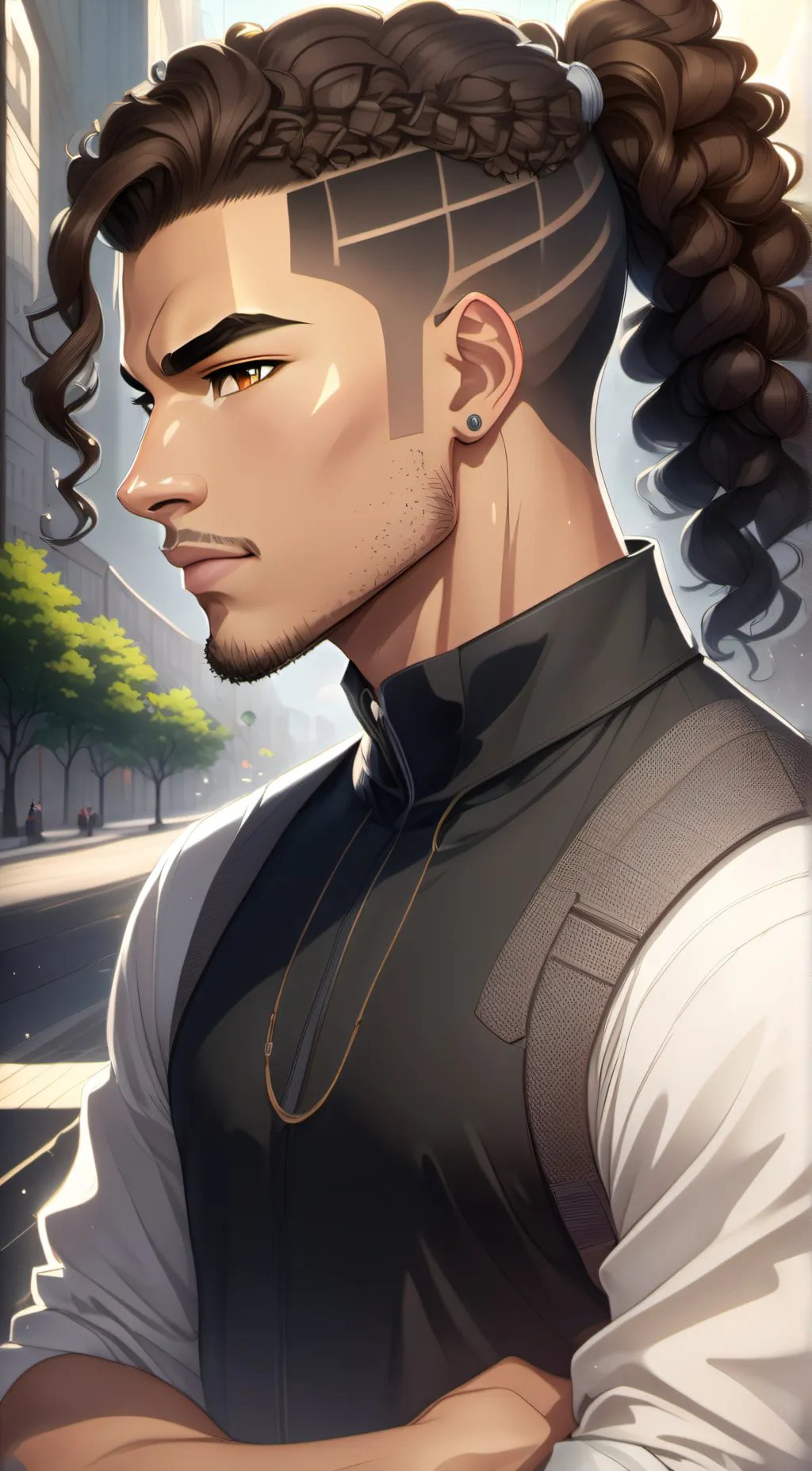 ai character: Pierre background