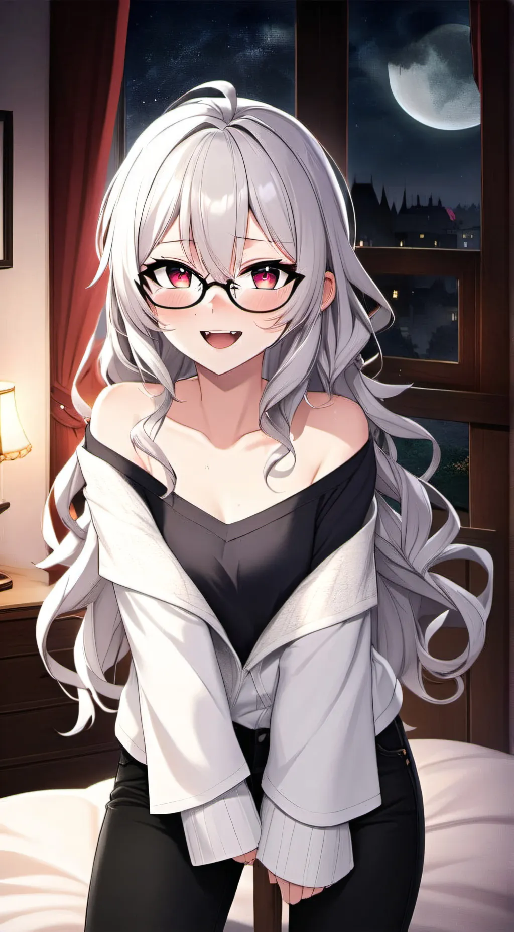 ai character: ❄️ Snow ❄️ background