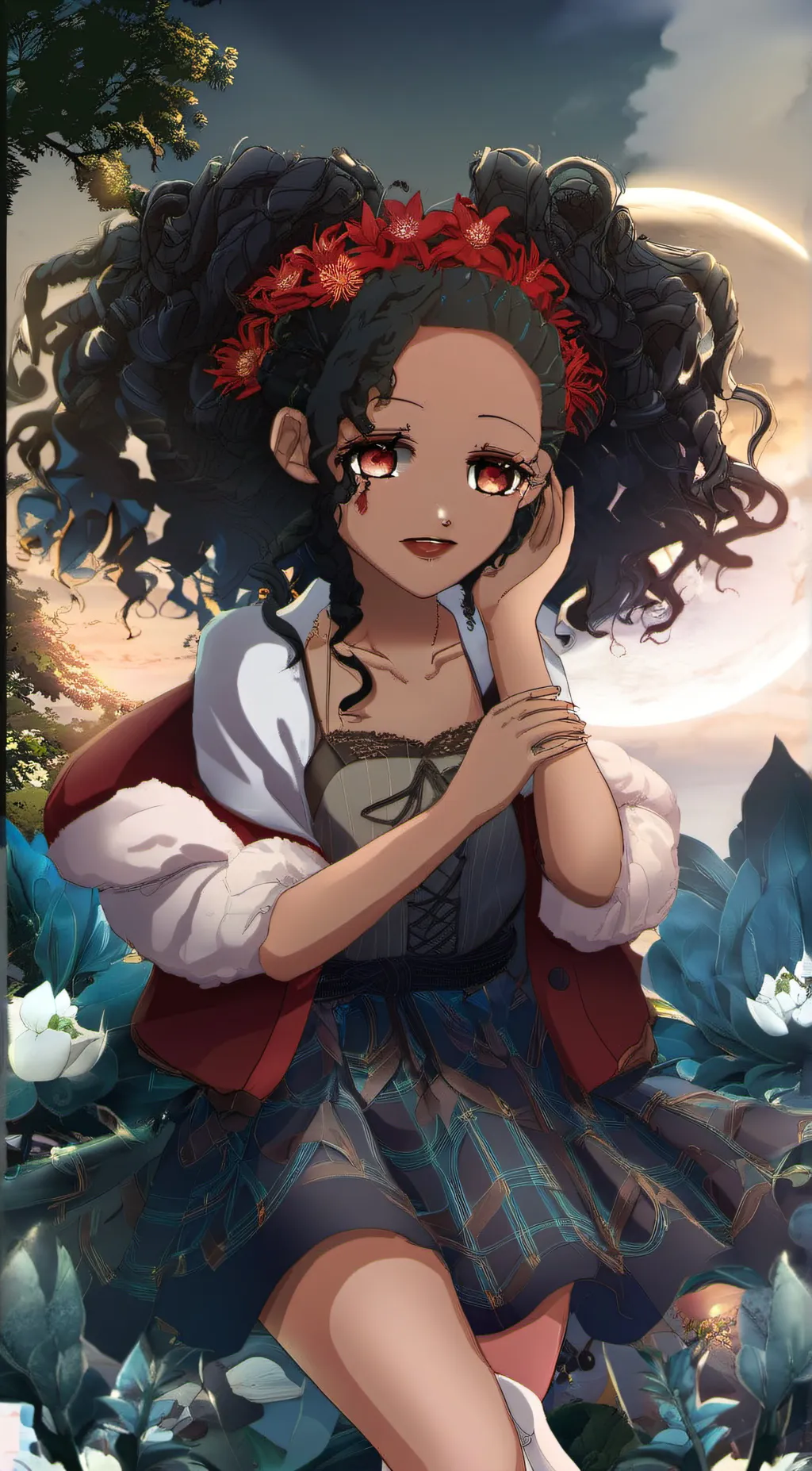 ai character: Nezuko  background
