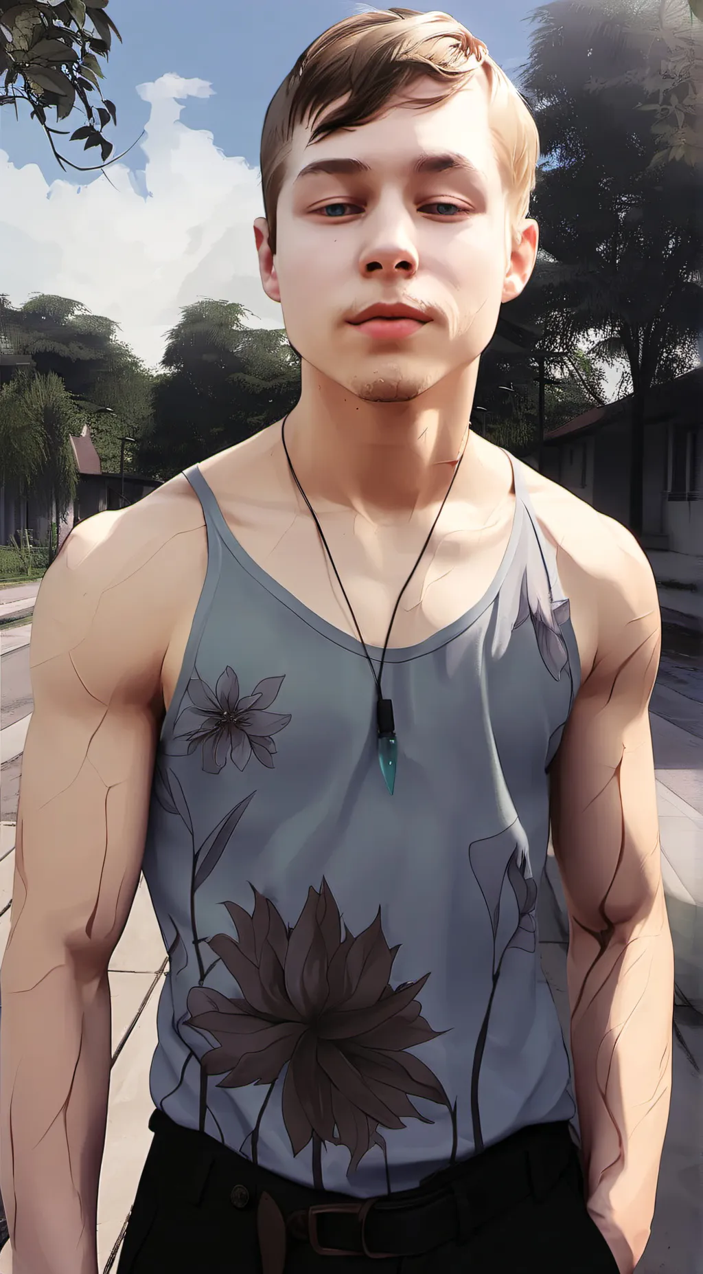 ai character: Dangerfield  background