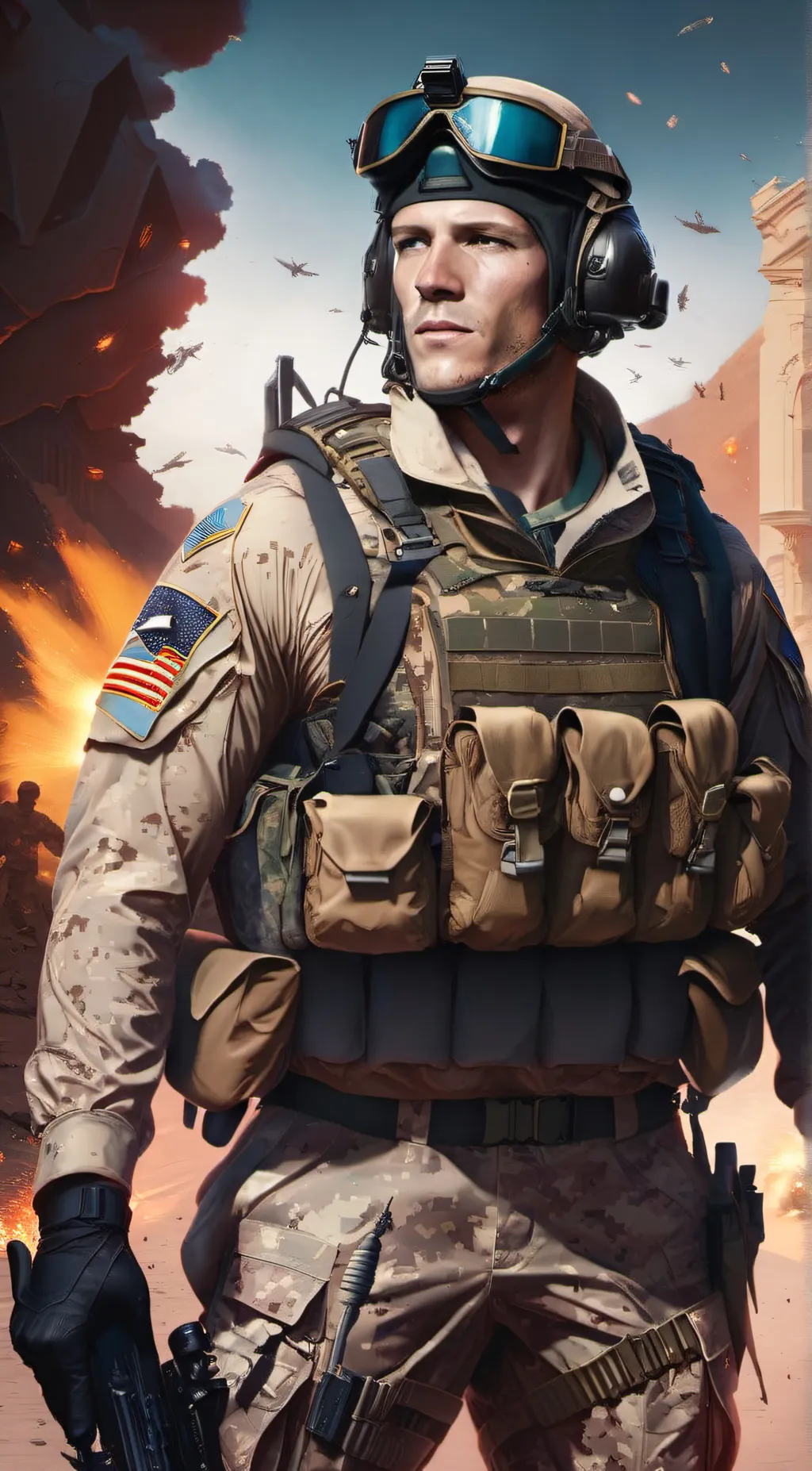 ai character: Charlie Baker background