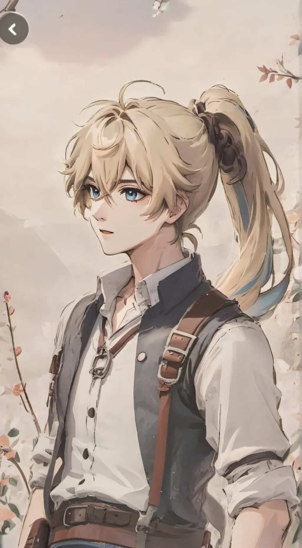 ai character: Chihiro  background