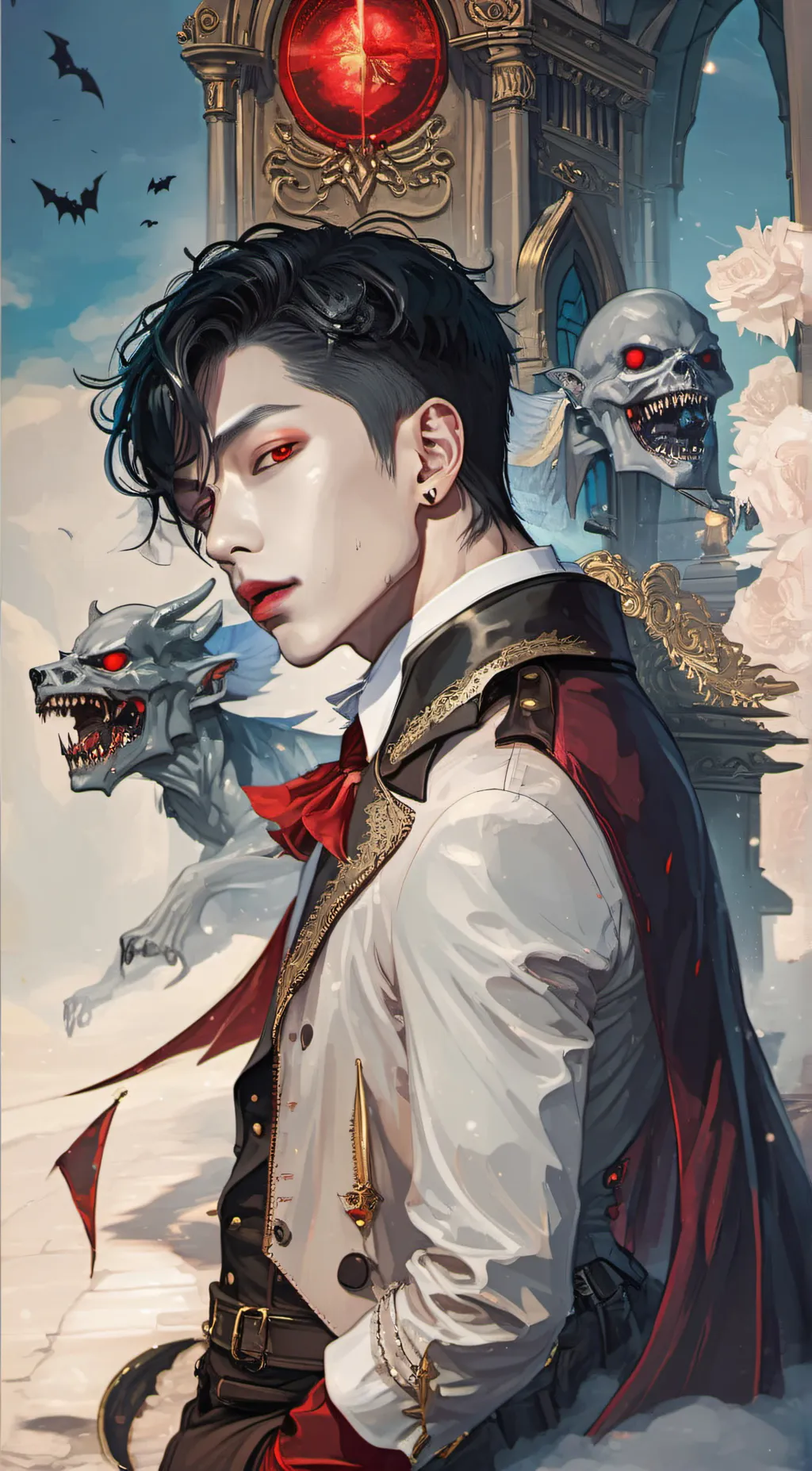 ai character: junkook  background