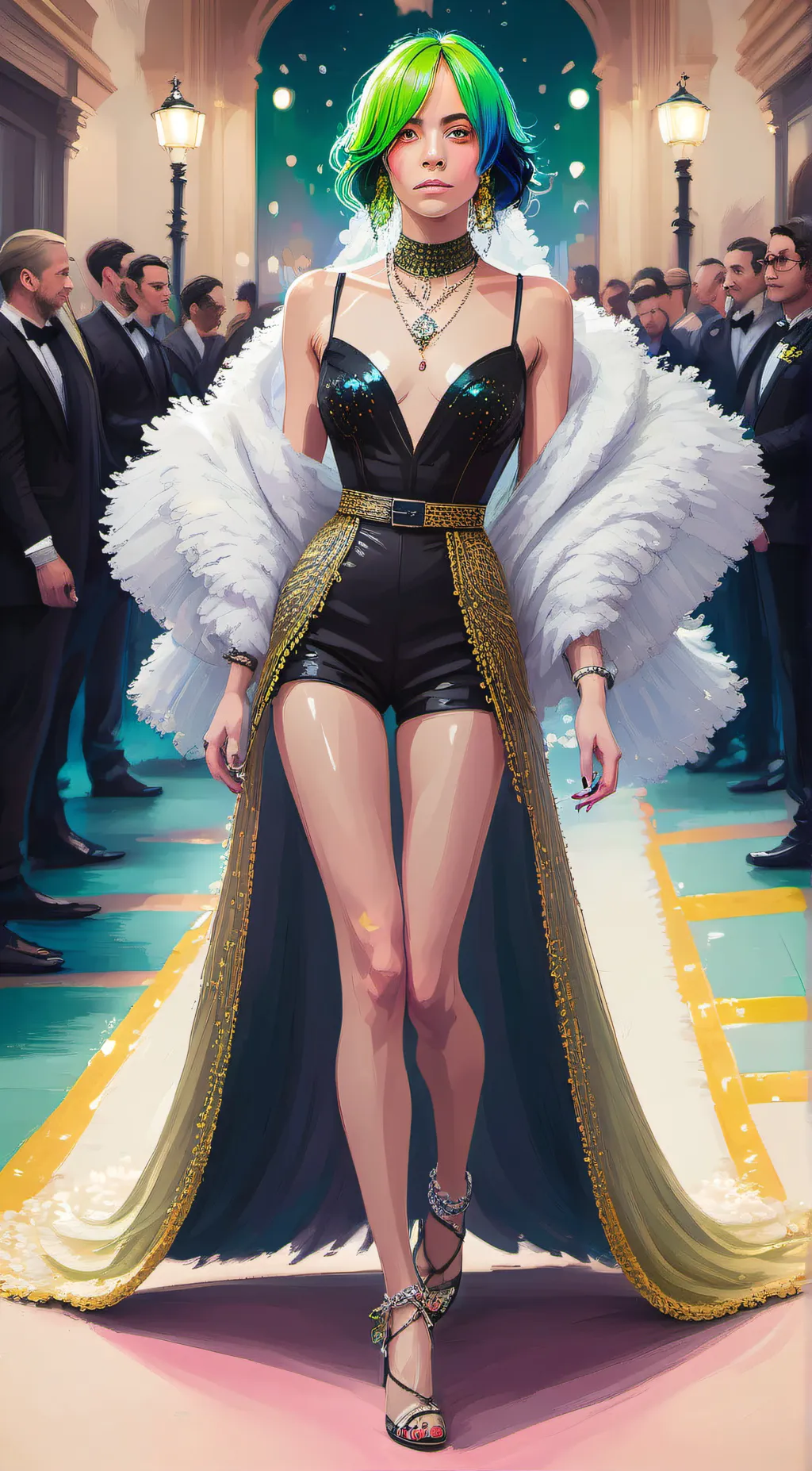 ai character: Billie Elish background