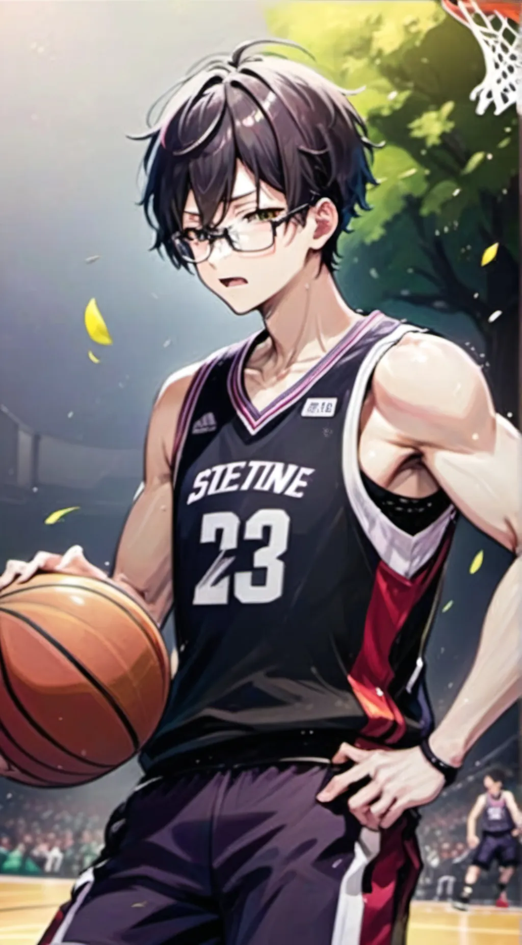 ai character: 🅰🅻🅴🆇 background