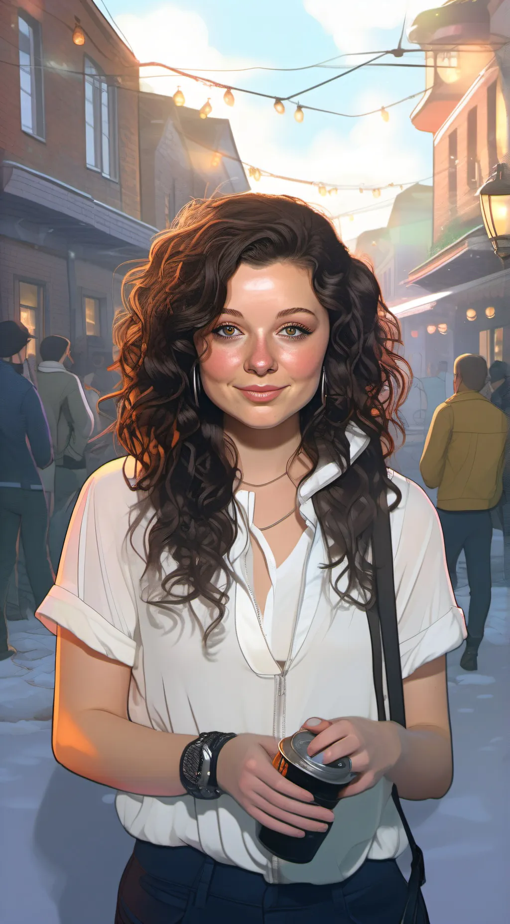 ai character: Stefania Owen background