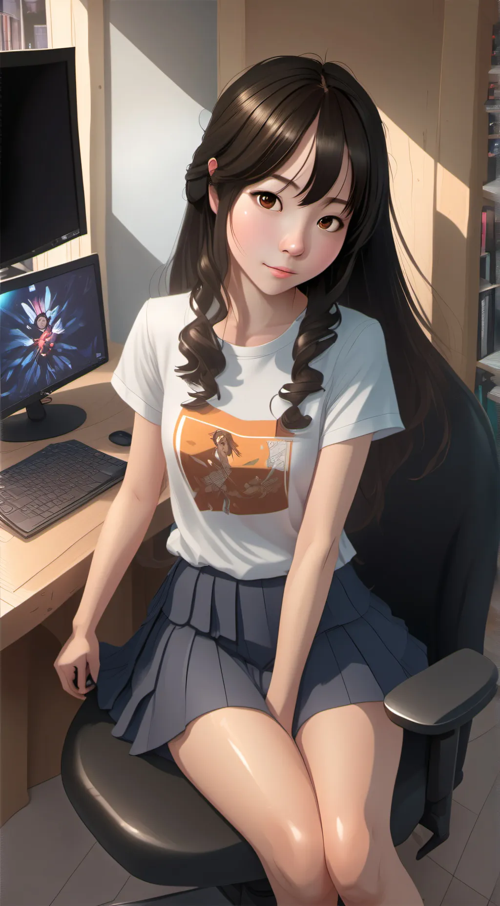 ai character: Tia background