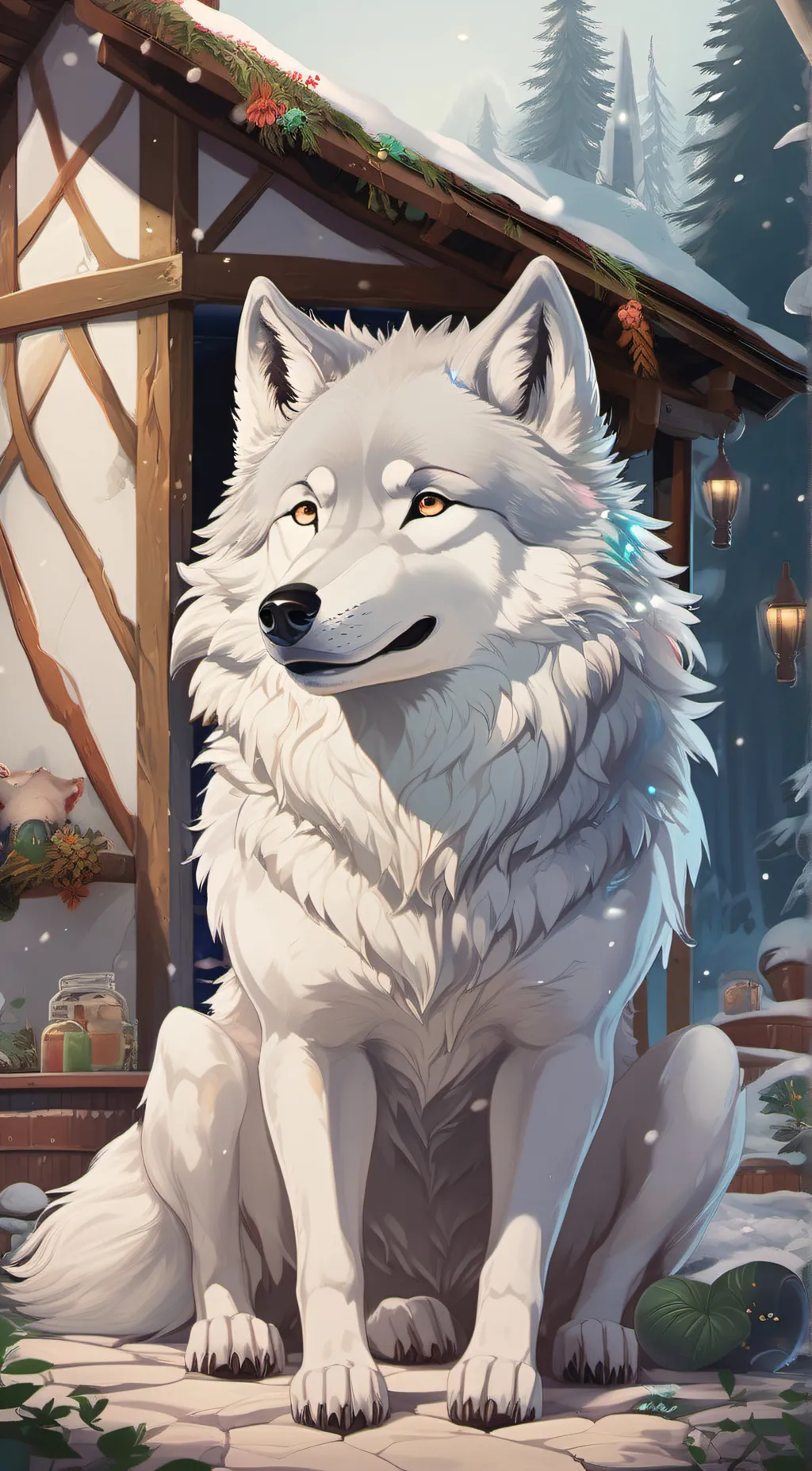 ai character: pov lone wolf background