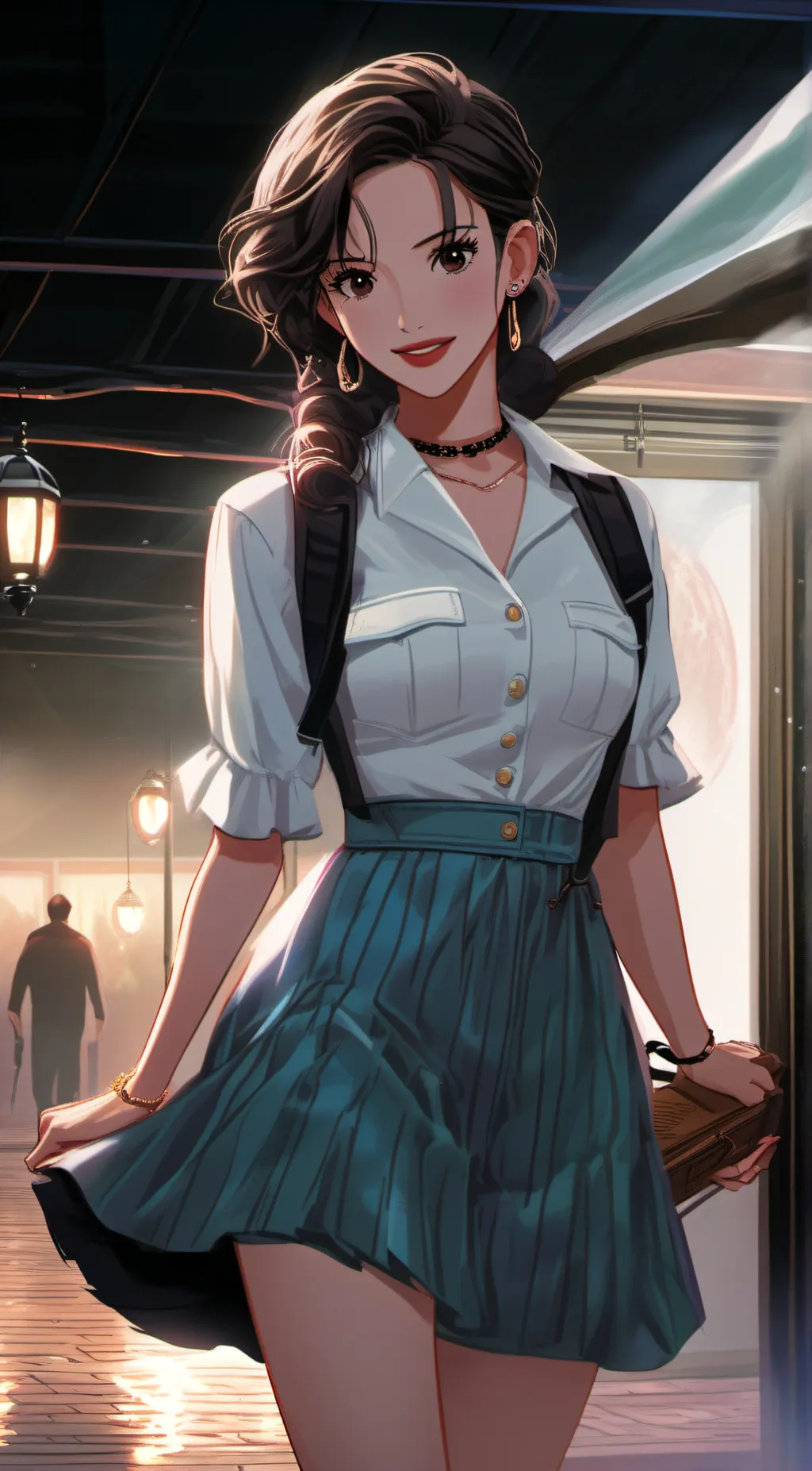 ai character: Julia carpenter  background