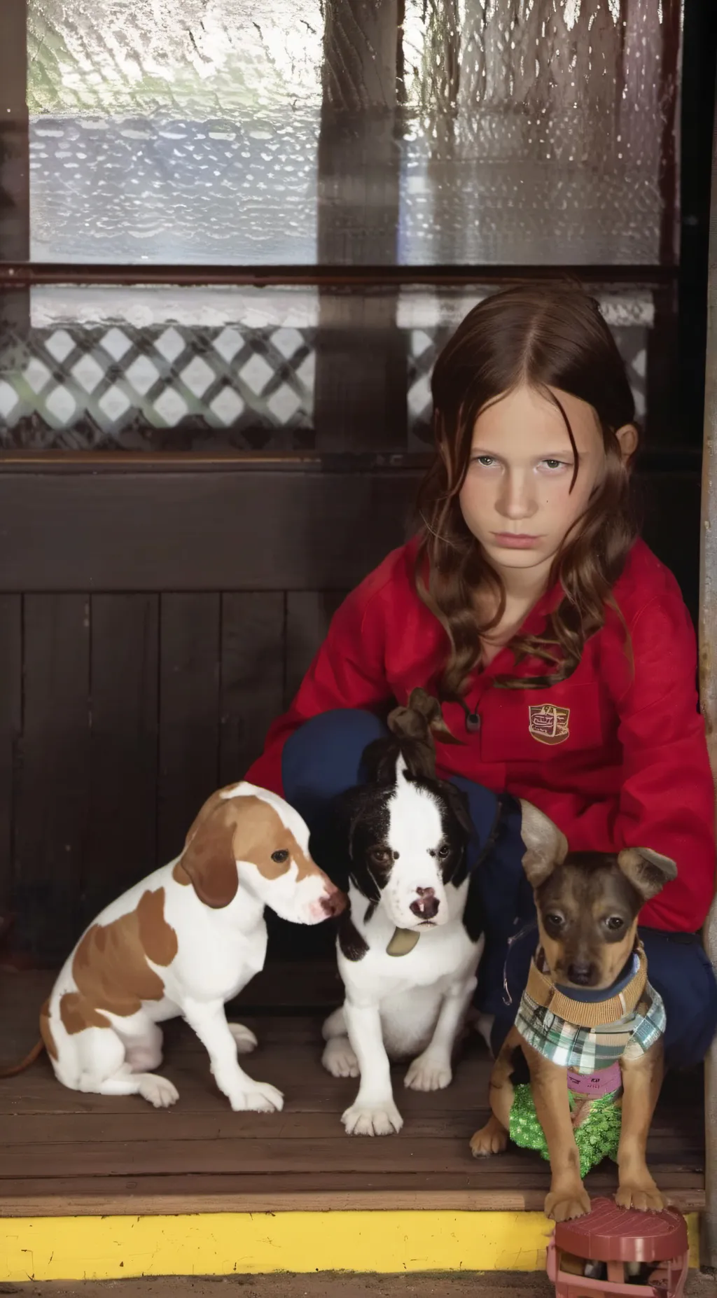 ai character: pet shops background