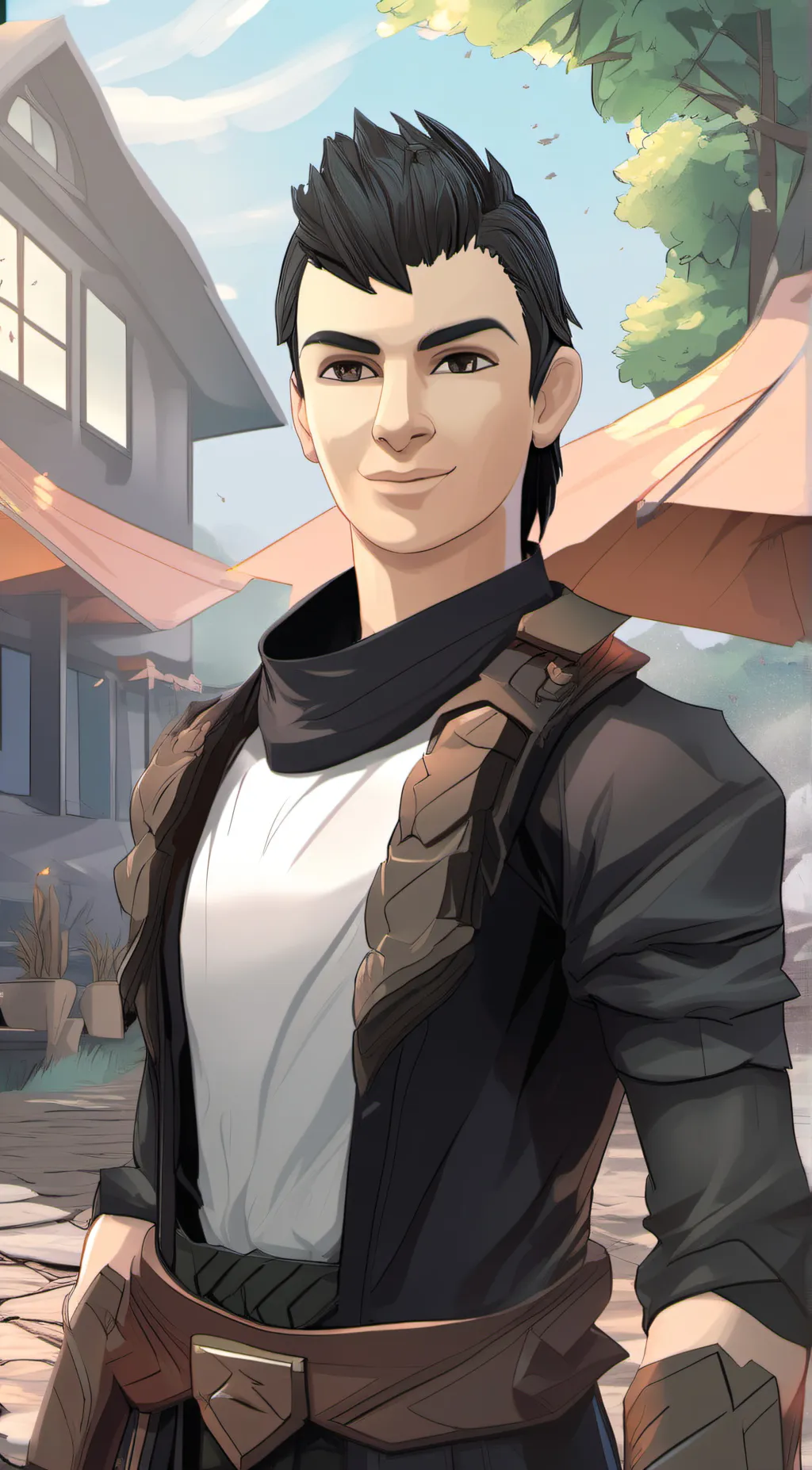 ai character: Alex rose background