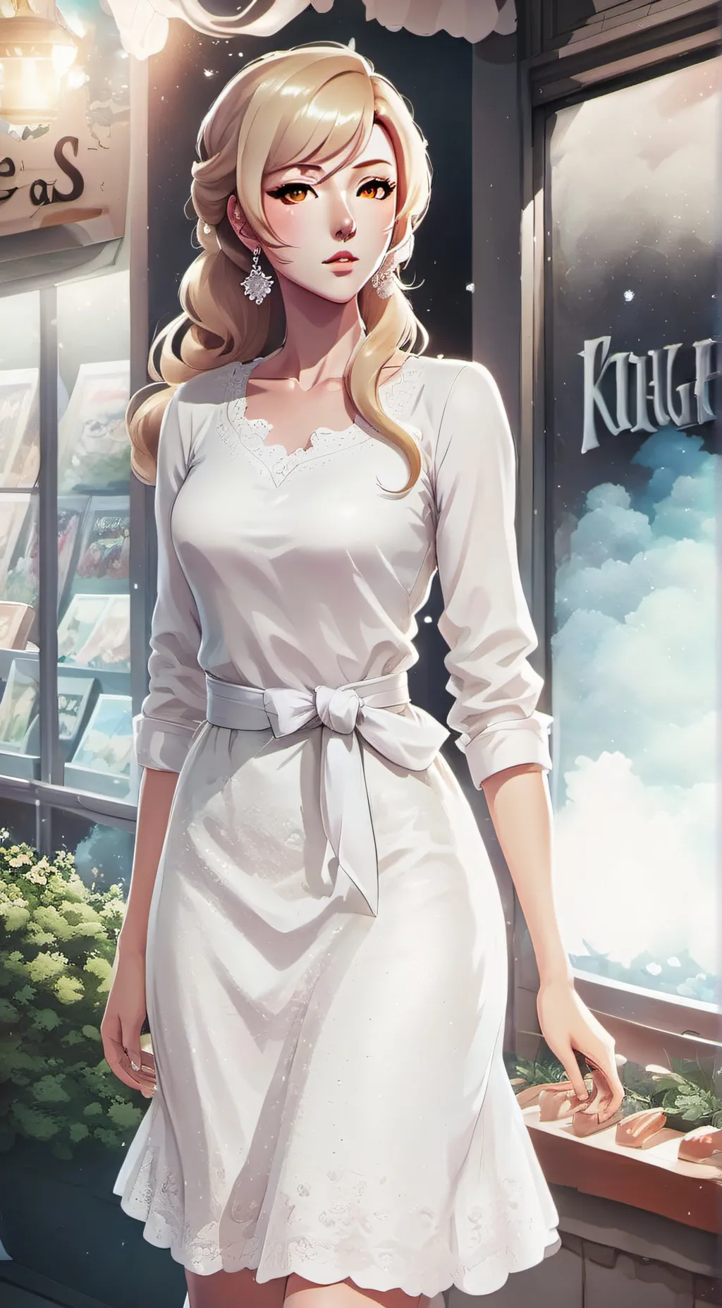 ai character: Ella background