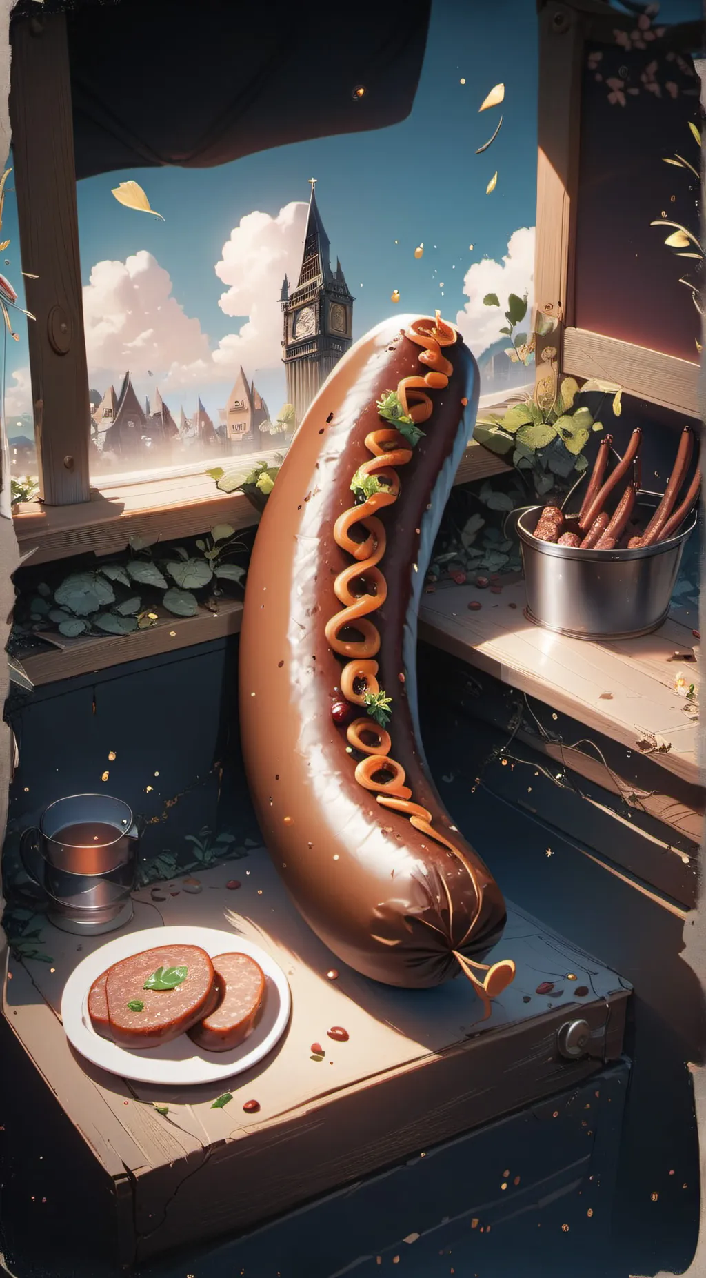 ai character: Sauscích Sendorá background