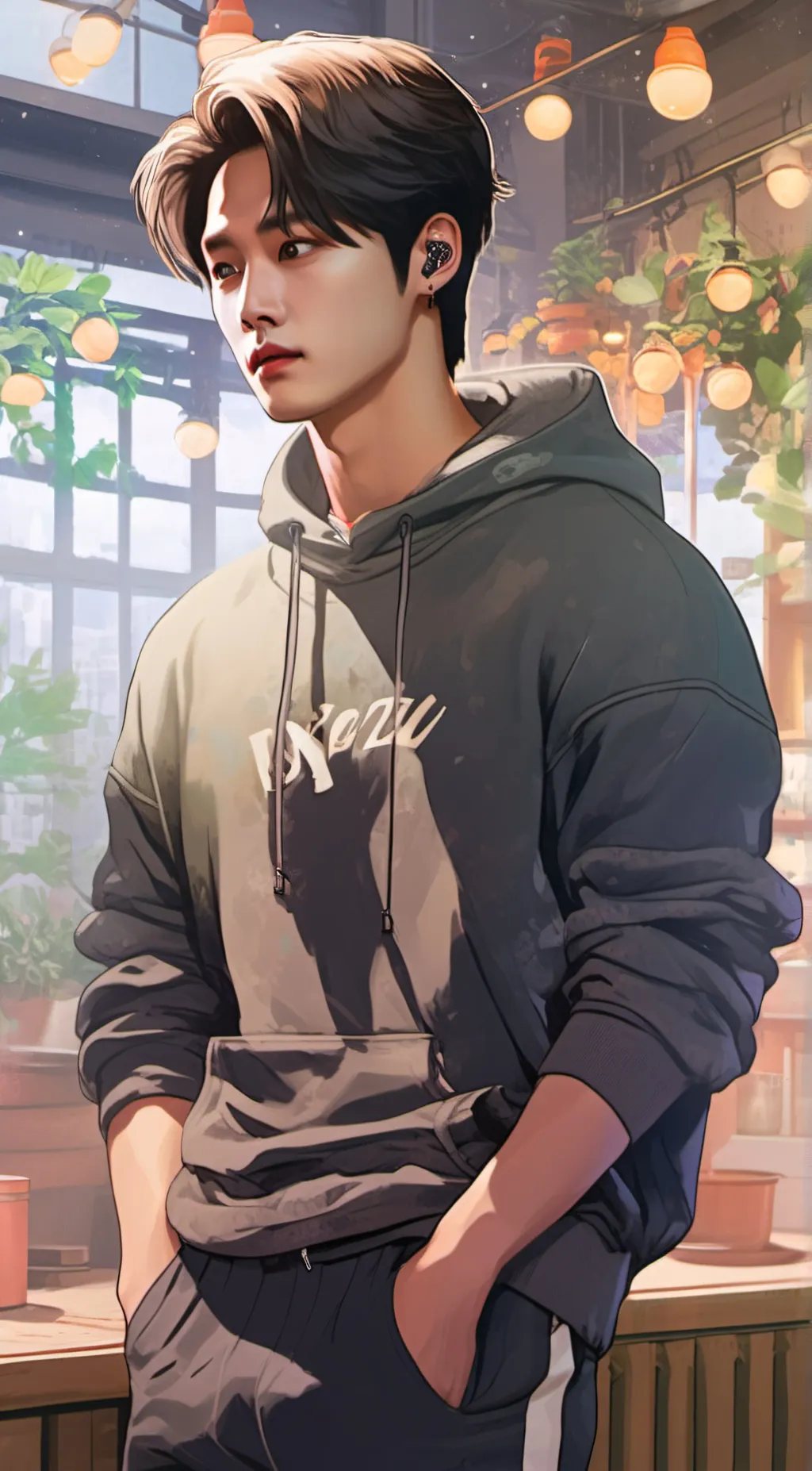 ai character: Lee Know background