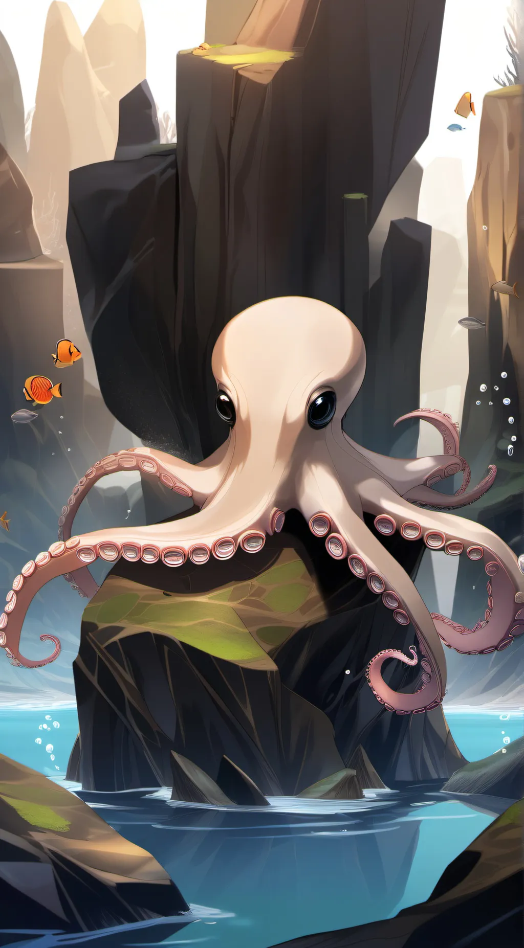 ai character: Kraken background