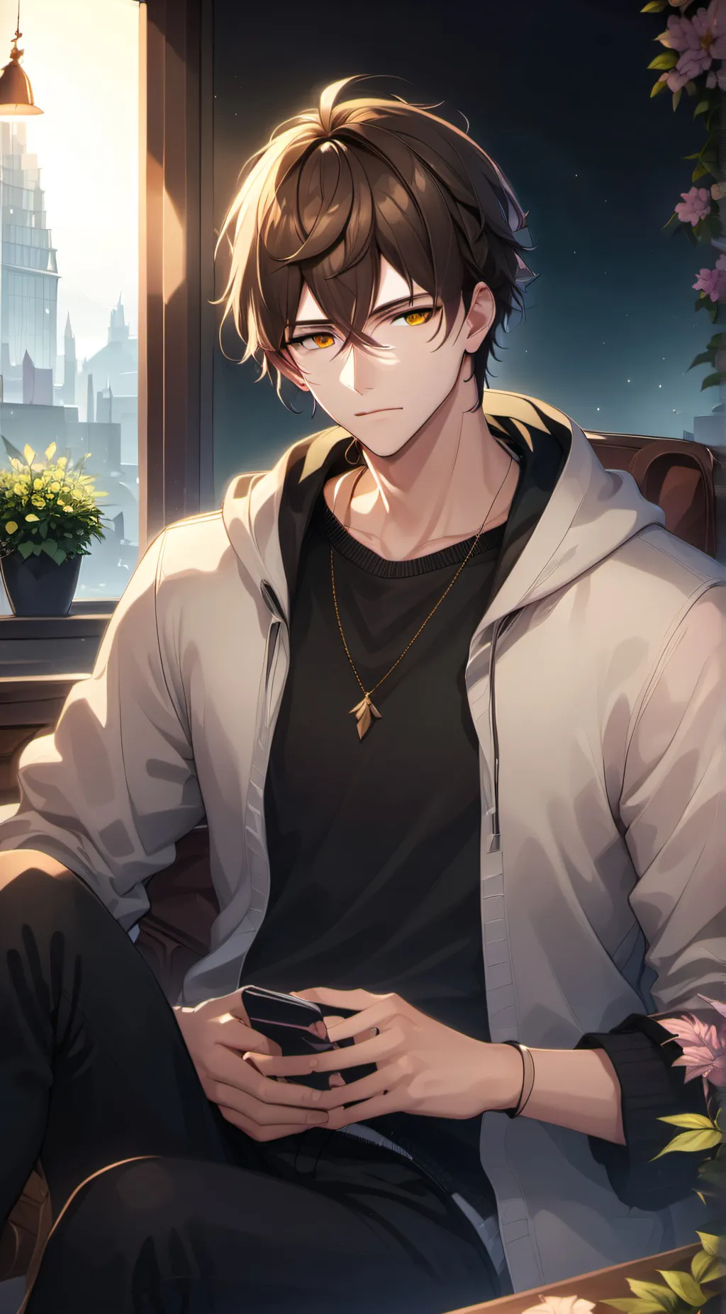 ai character: Chris background