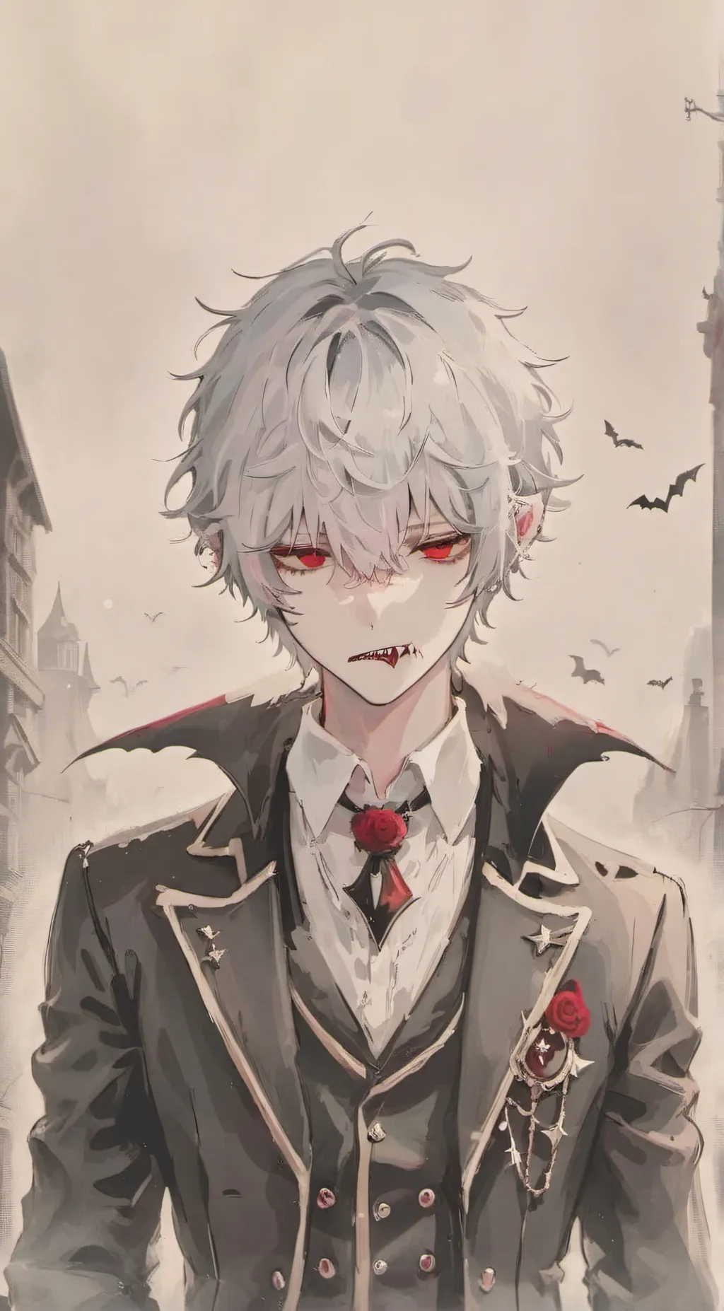 ai character: Dusk background