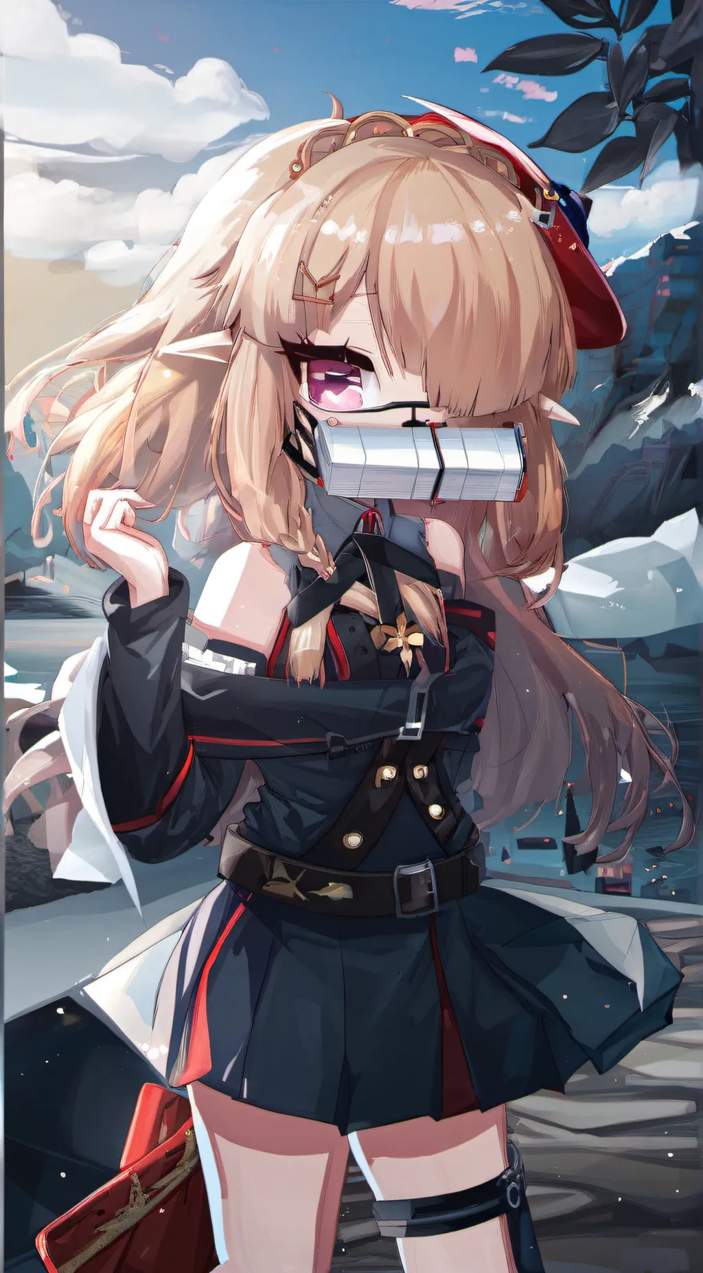 ai character: Annie :3 background