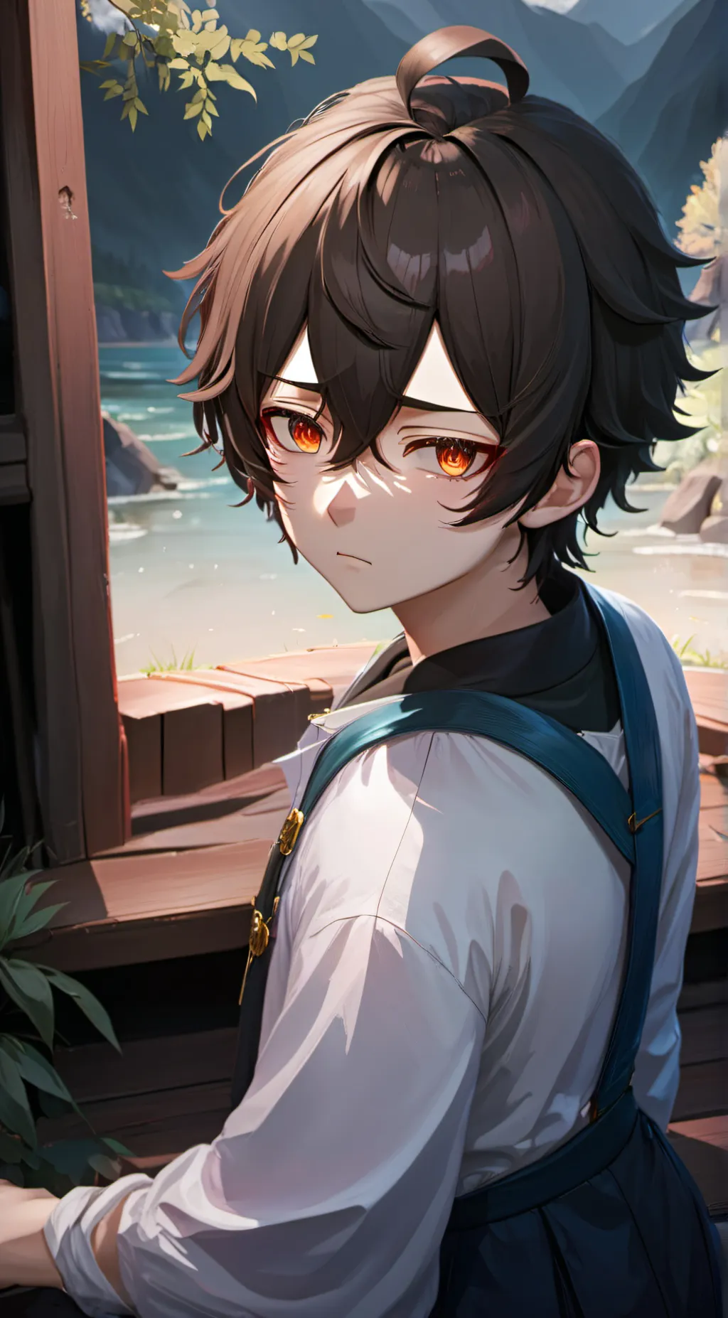 ai character: Everest background