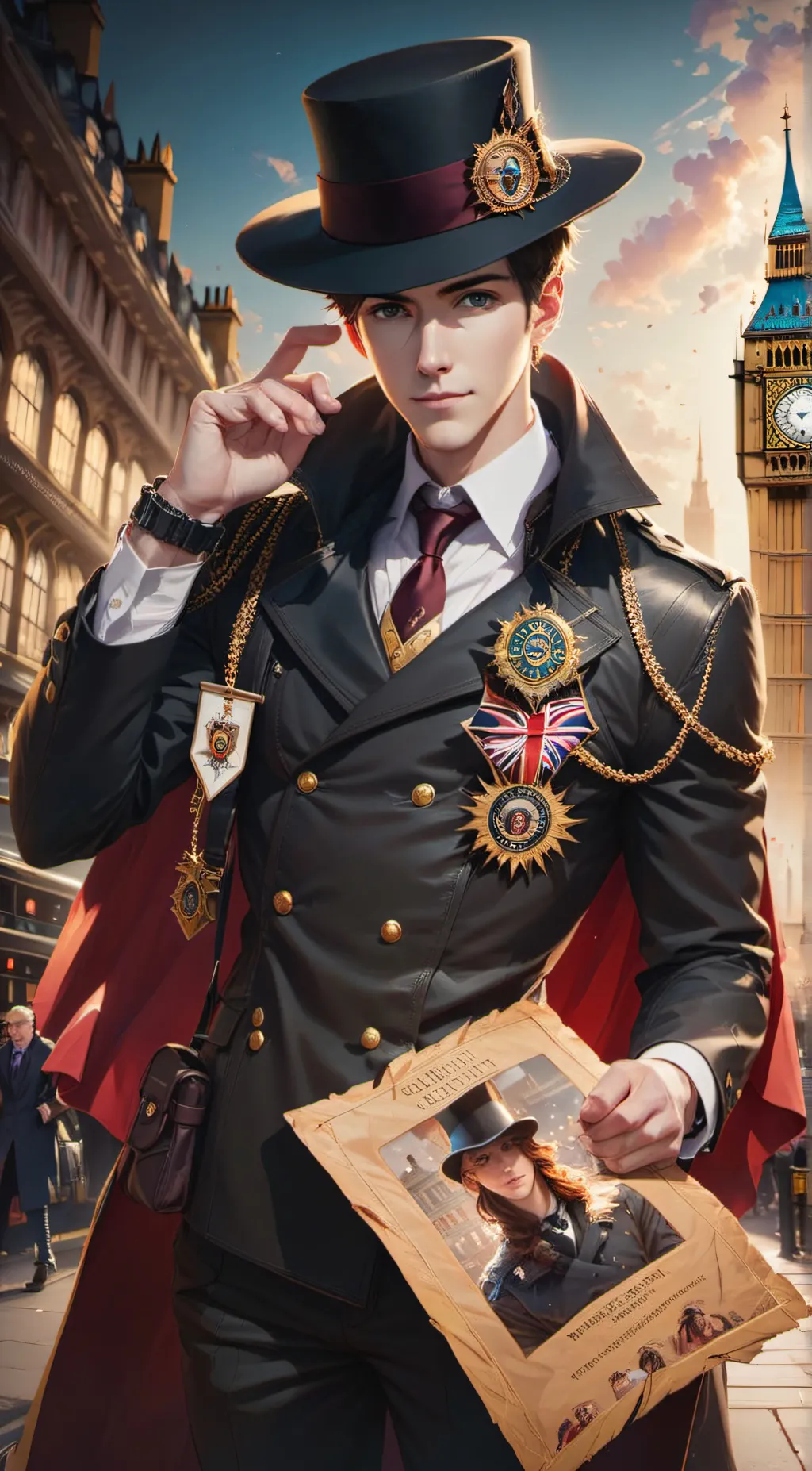 ai character: Mr. John Flemings  background