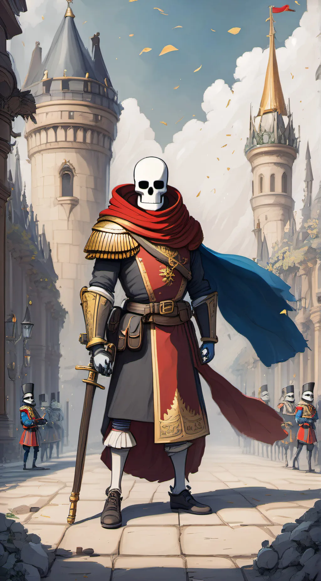 ai character: Papyrus background