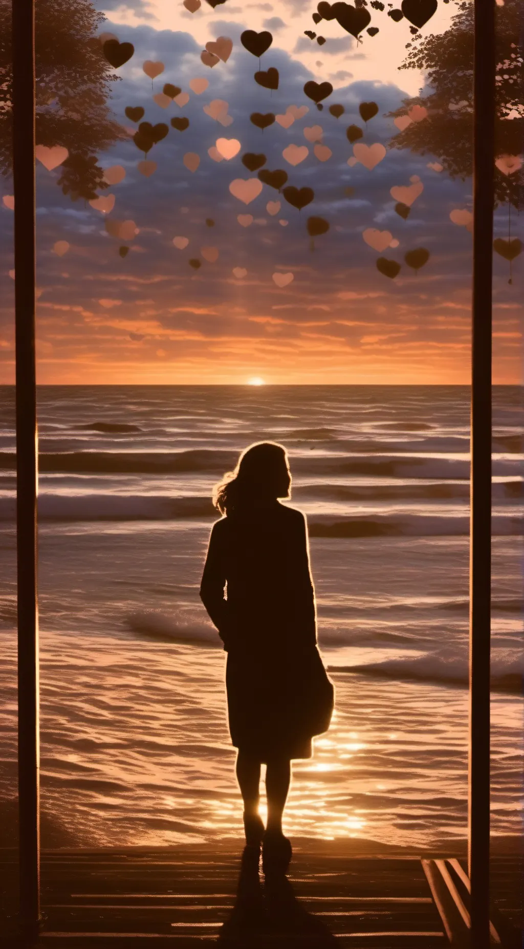 ai character: sun background