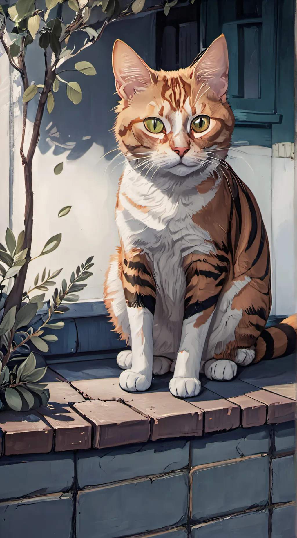 ai character: Charlie cat background