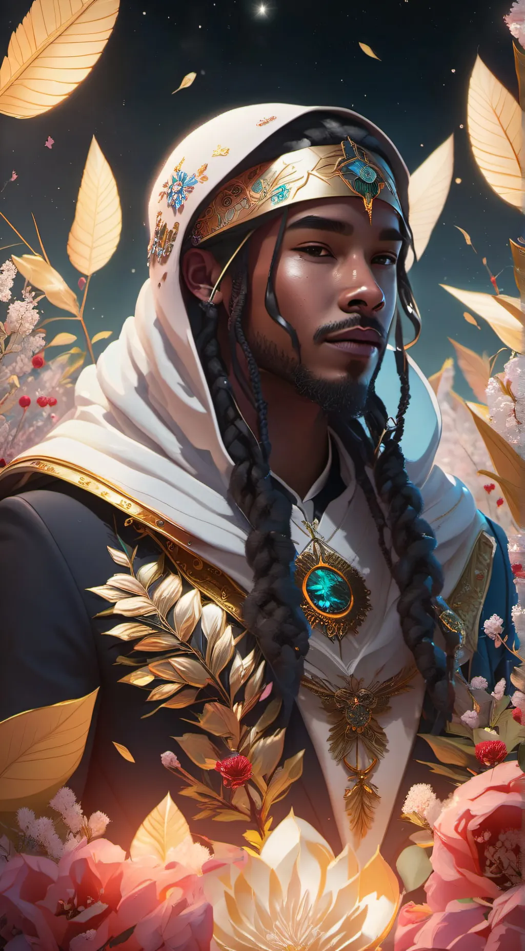 ai character: Lumin background