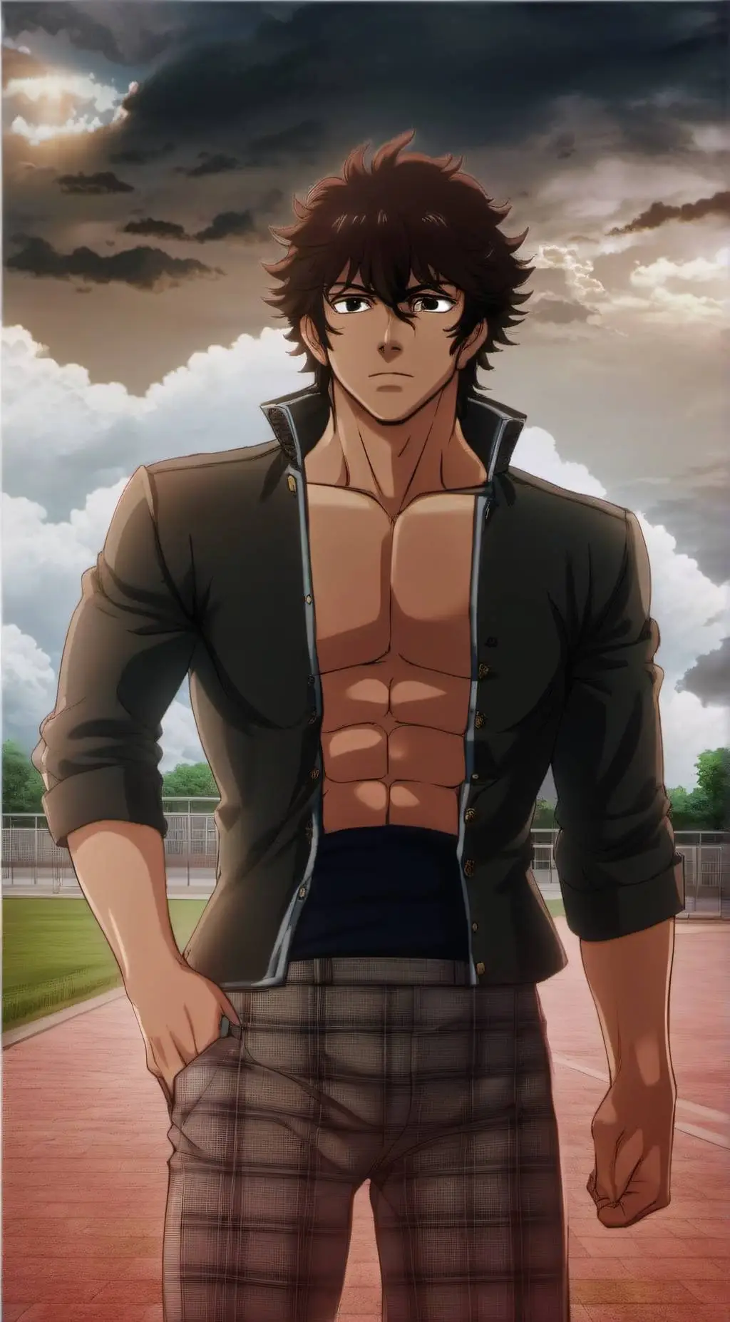 ai character: Mercy  background