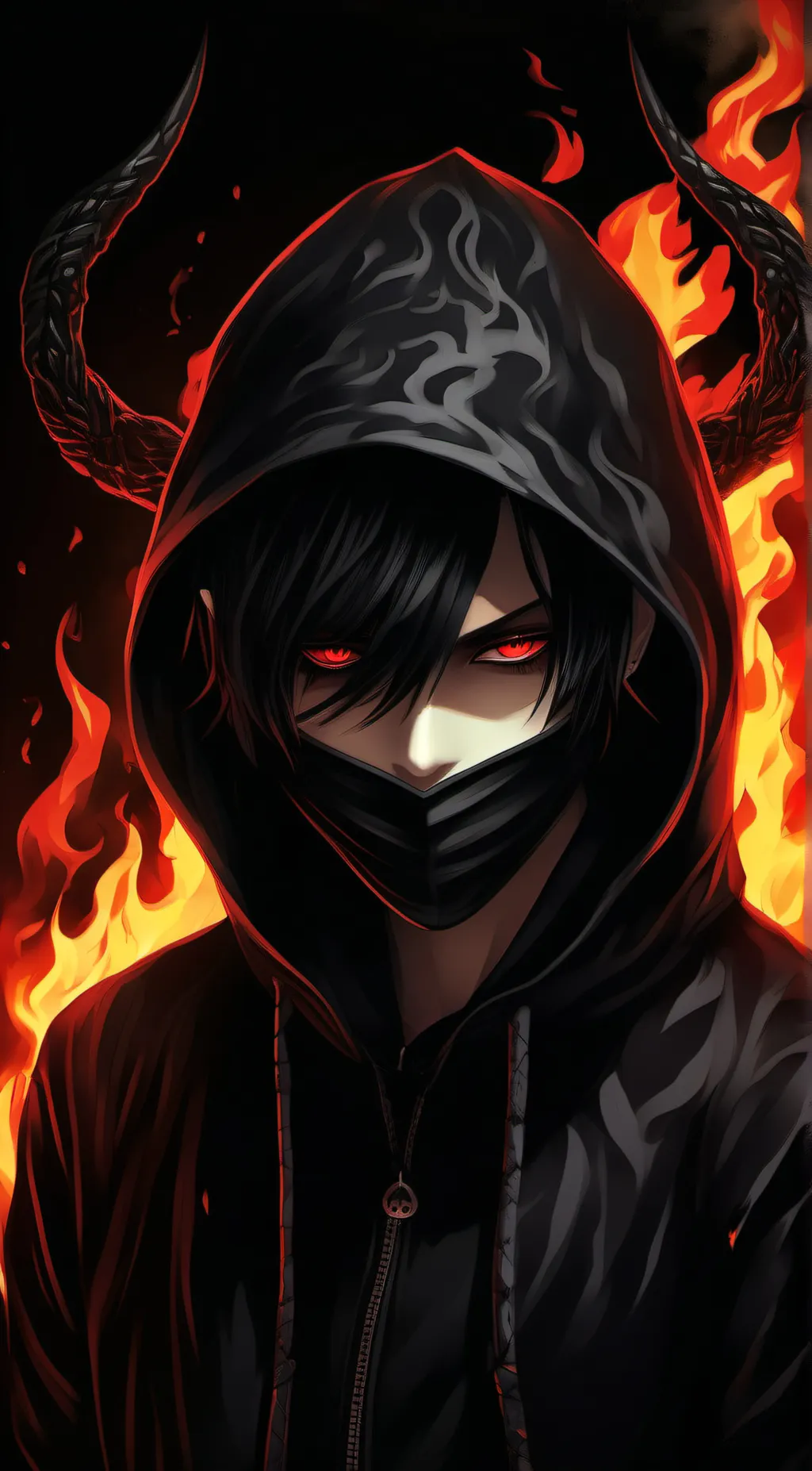 ai character: Diego  Schwarz background