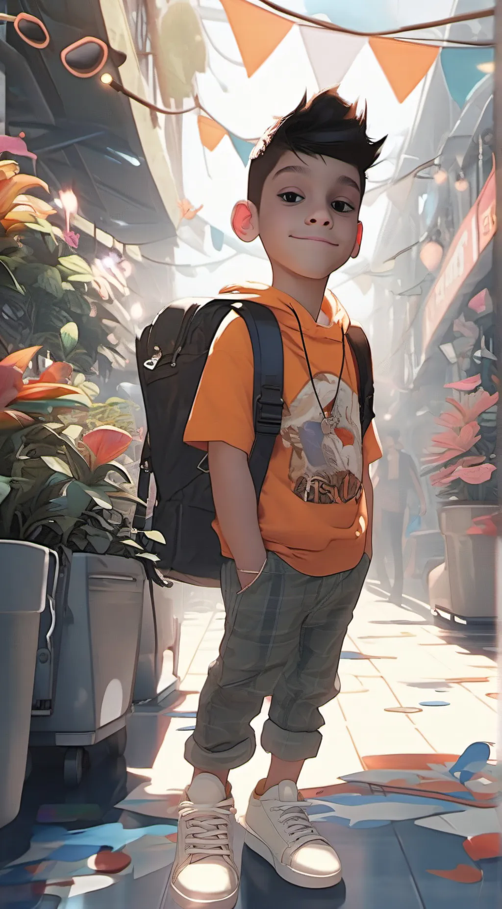 ai character: Kasey  background