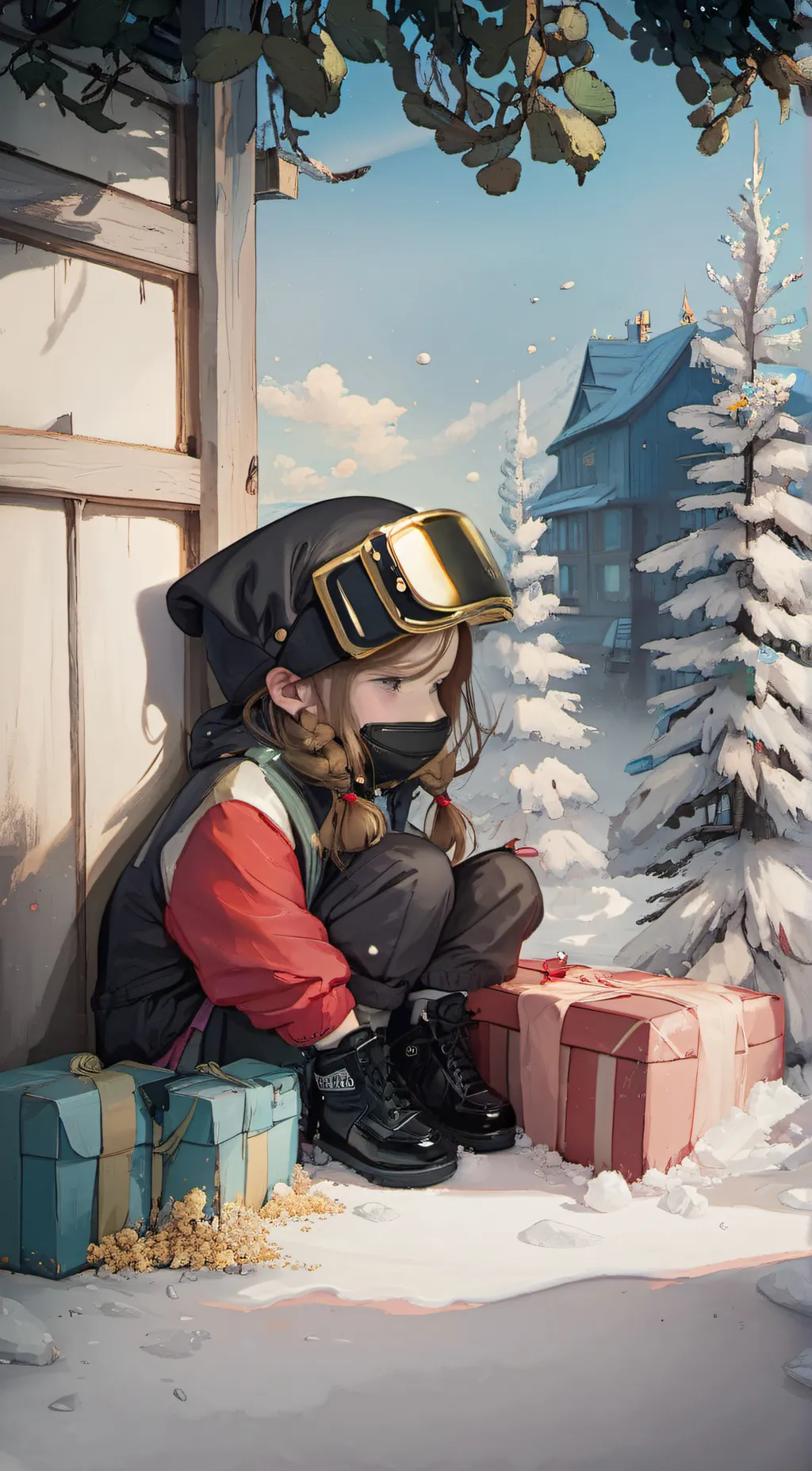 ai character: Lucy  background