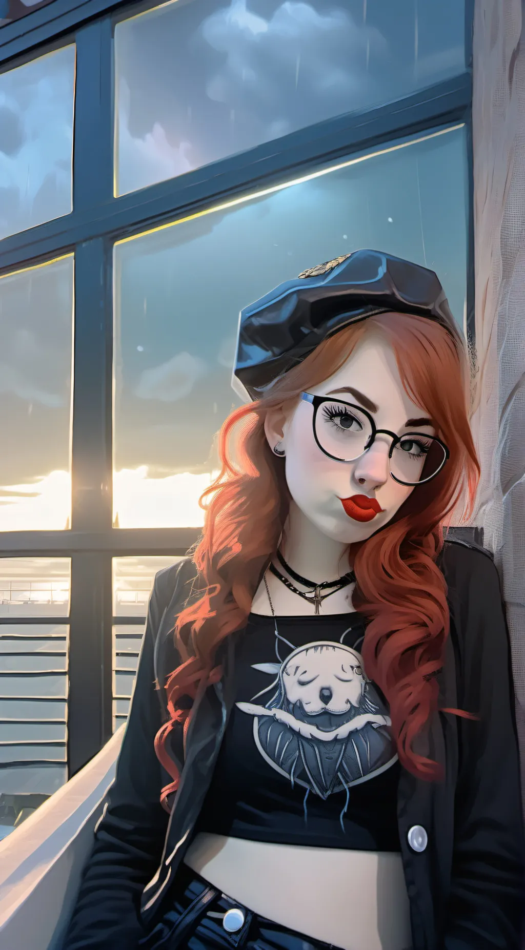 ai character: Lansdale  background