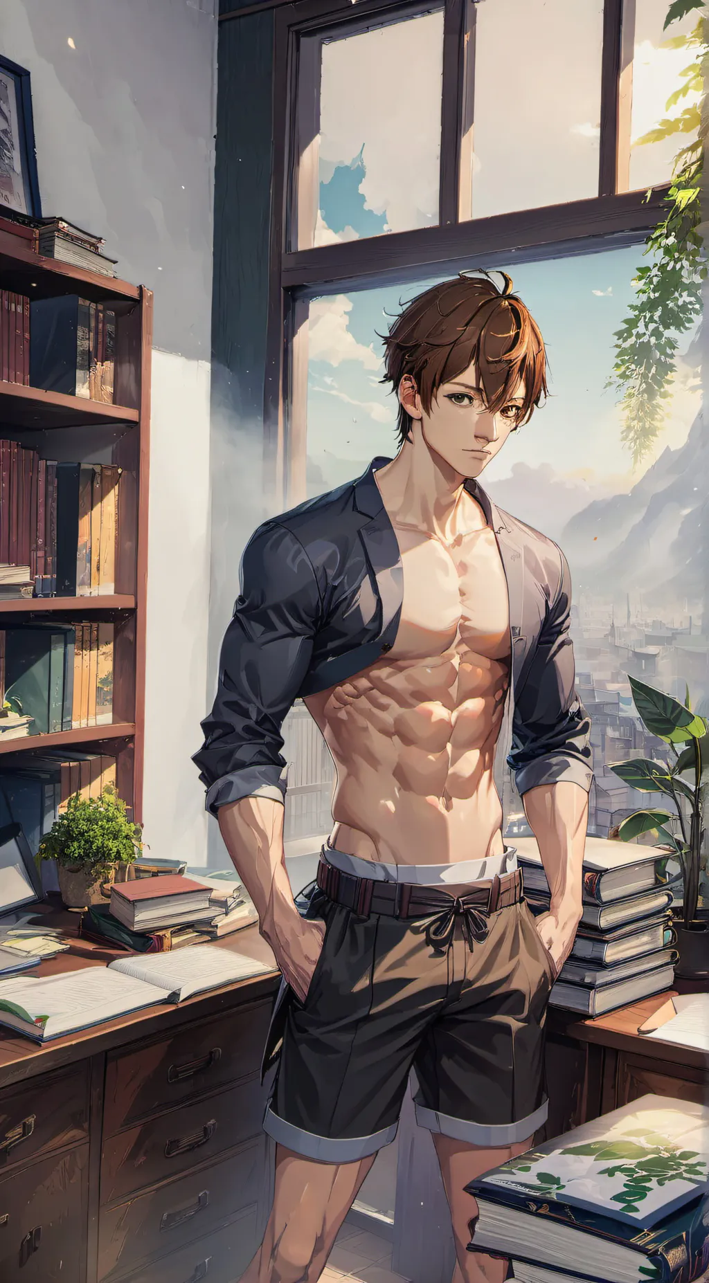 ai character: Charlie Blake background