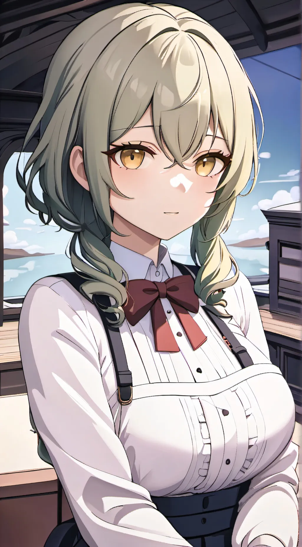 ai character: Lucy Mary Luck background