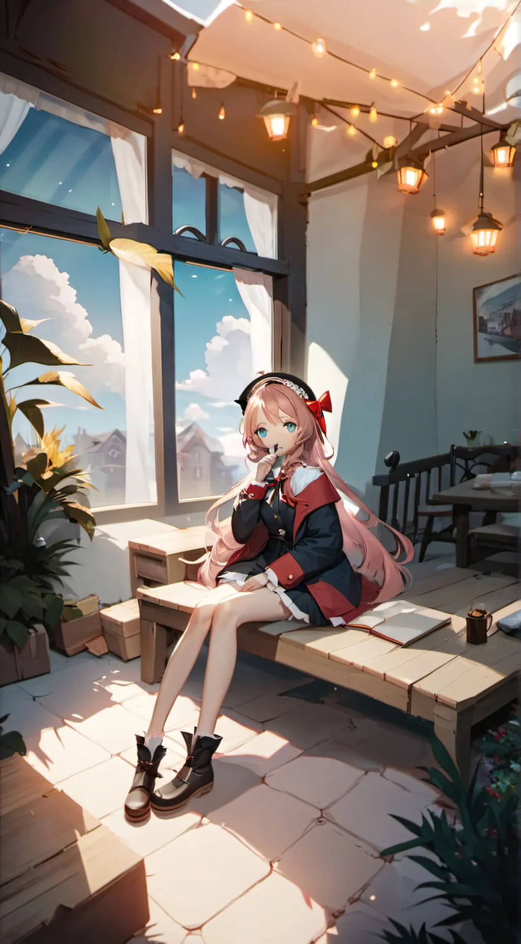 ai character: Sayori background